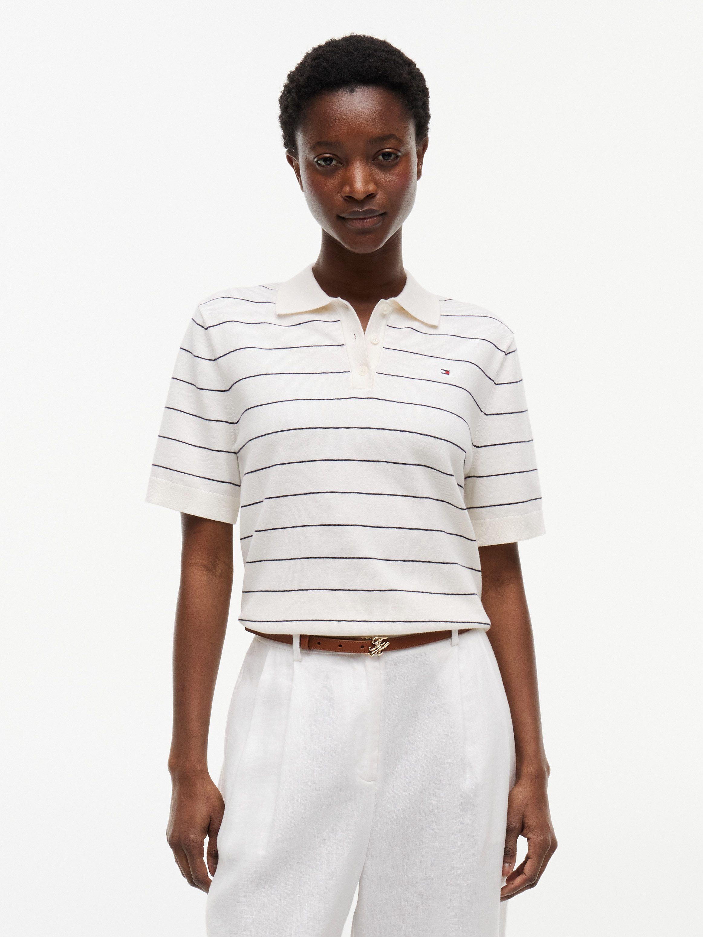 Polokragenpullover JERSEY STITCH MINI POLO