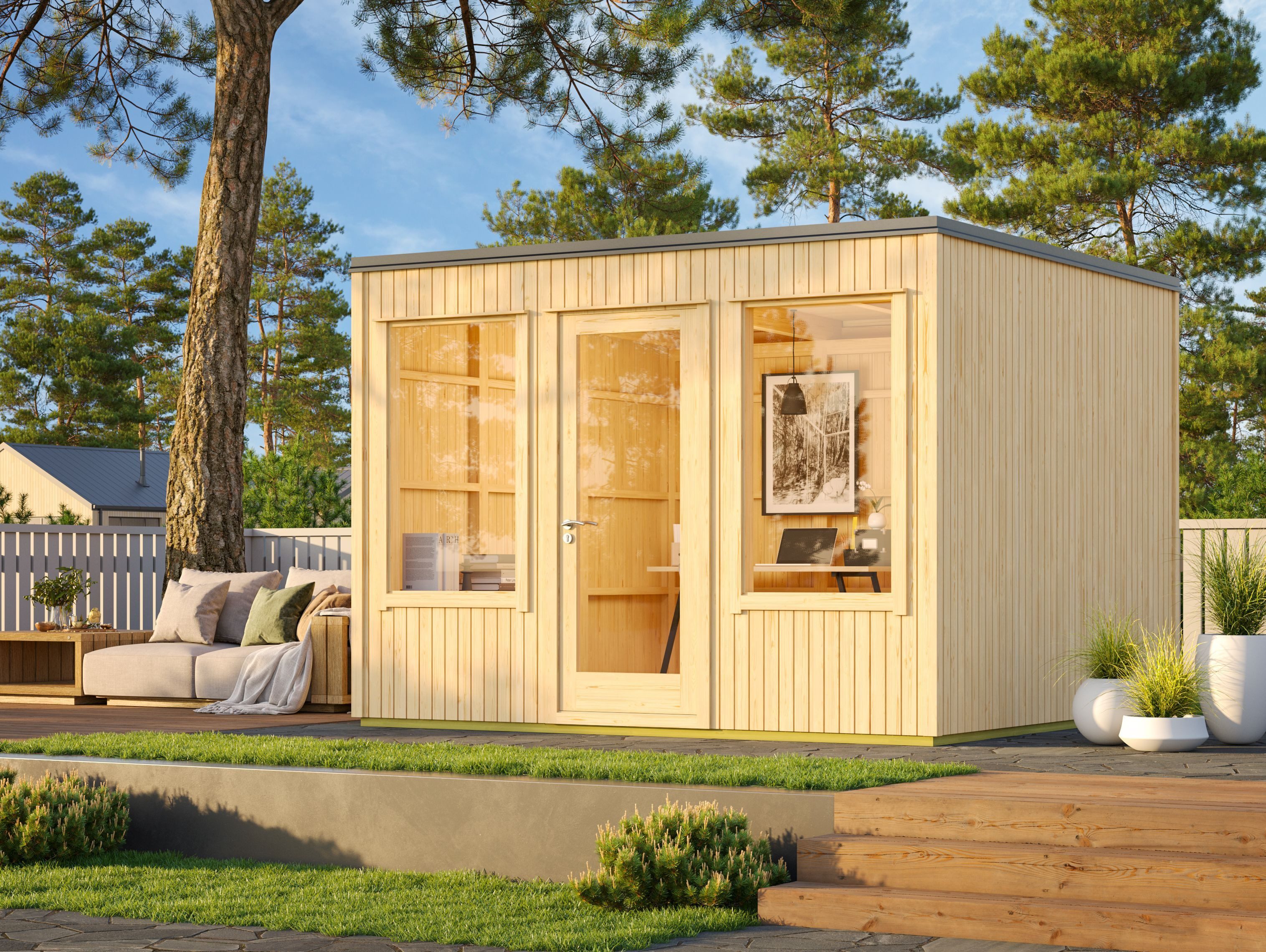 Fjordholz Gartenhaus Garden Cube A