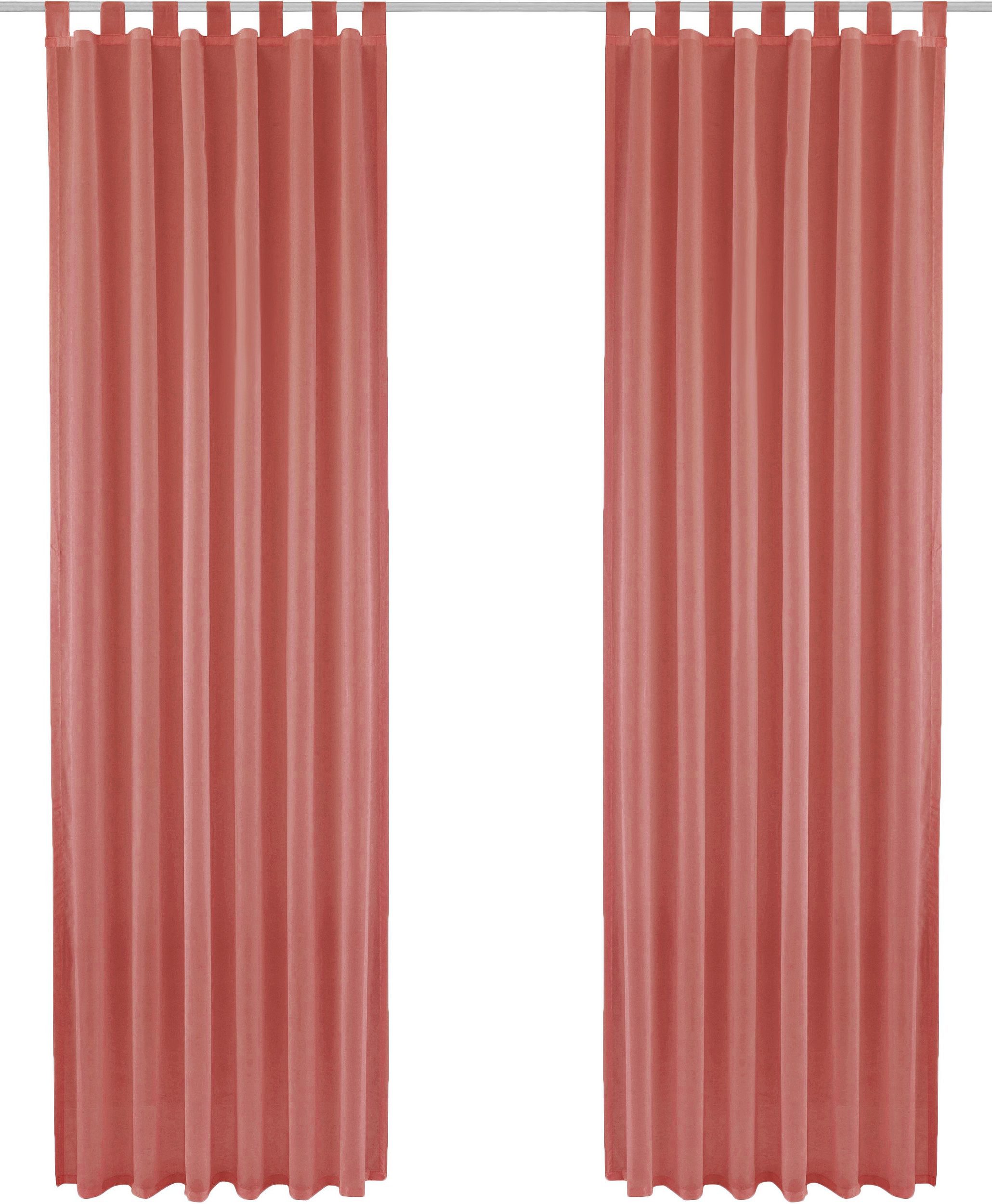 my home Gardine XANA mit Ösen, Kräuselband oder Schlaufen (1 St), Schlaufen günstig online kaufen