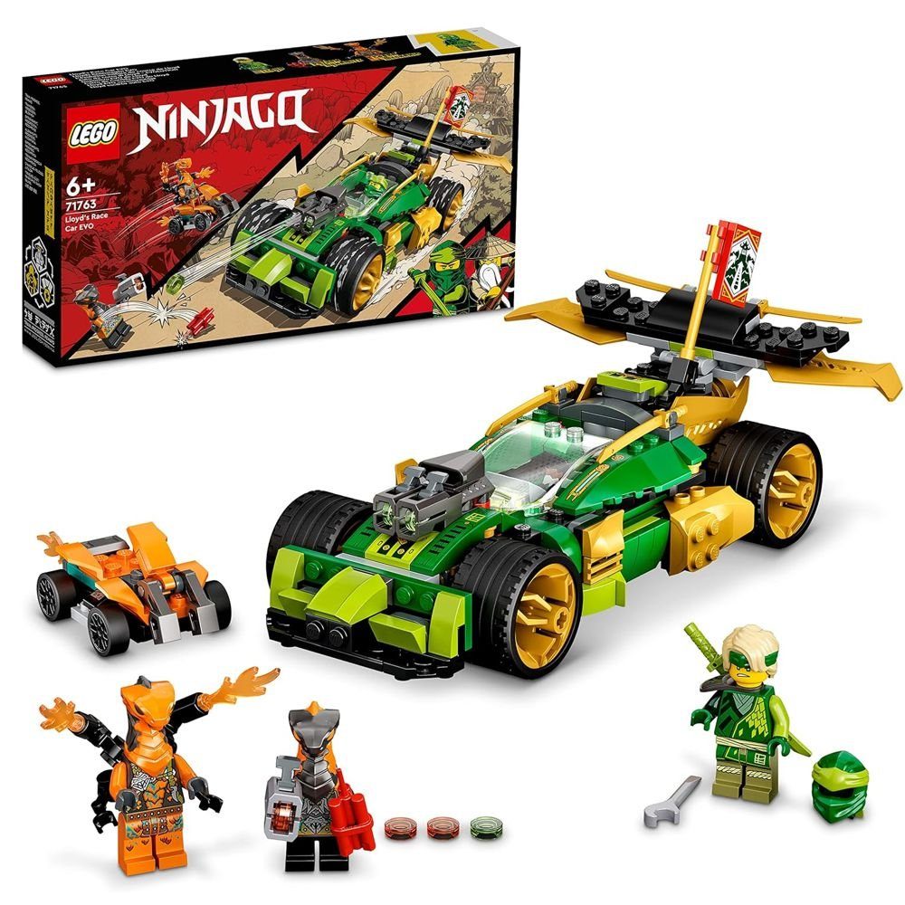 LEGO® Lloyds Rennwagen EVO 3 Stufen Rennauto LEGO NINJAGO® 71763 Spielbausteine