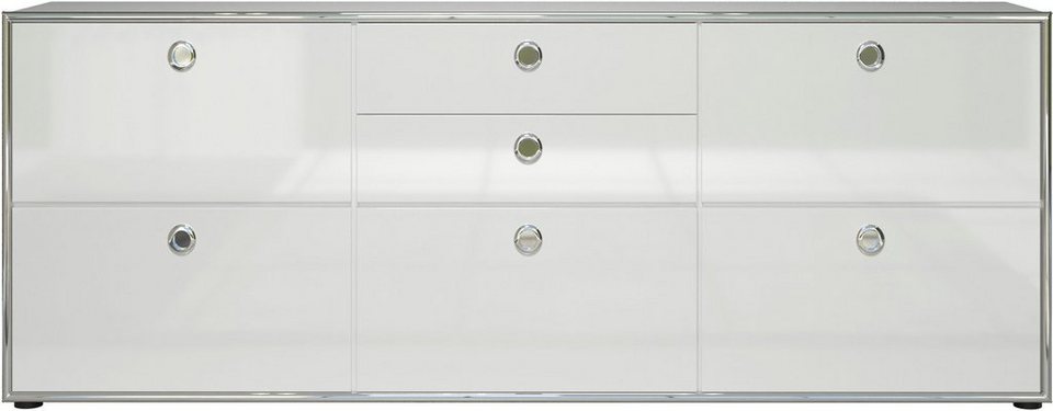 trendteam Sideboard Imperia, elegante Hochglanzoptik aus Italien,  Pflegeleichte Oberfläche