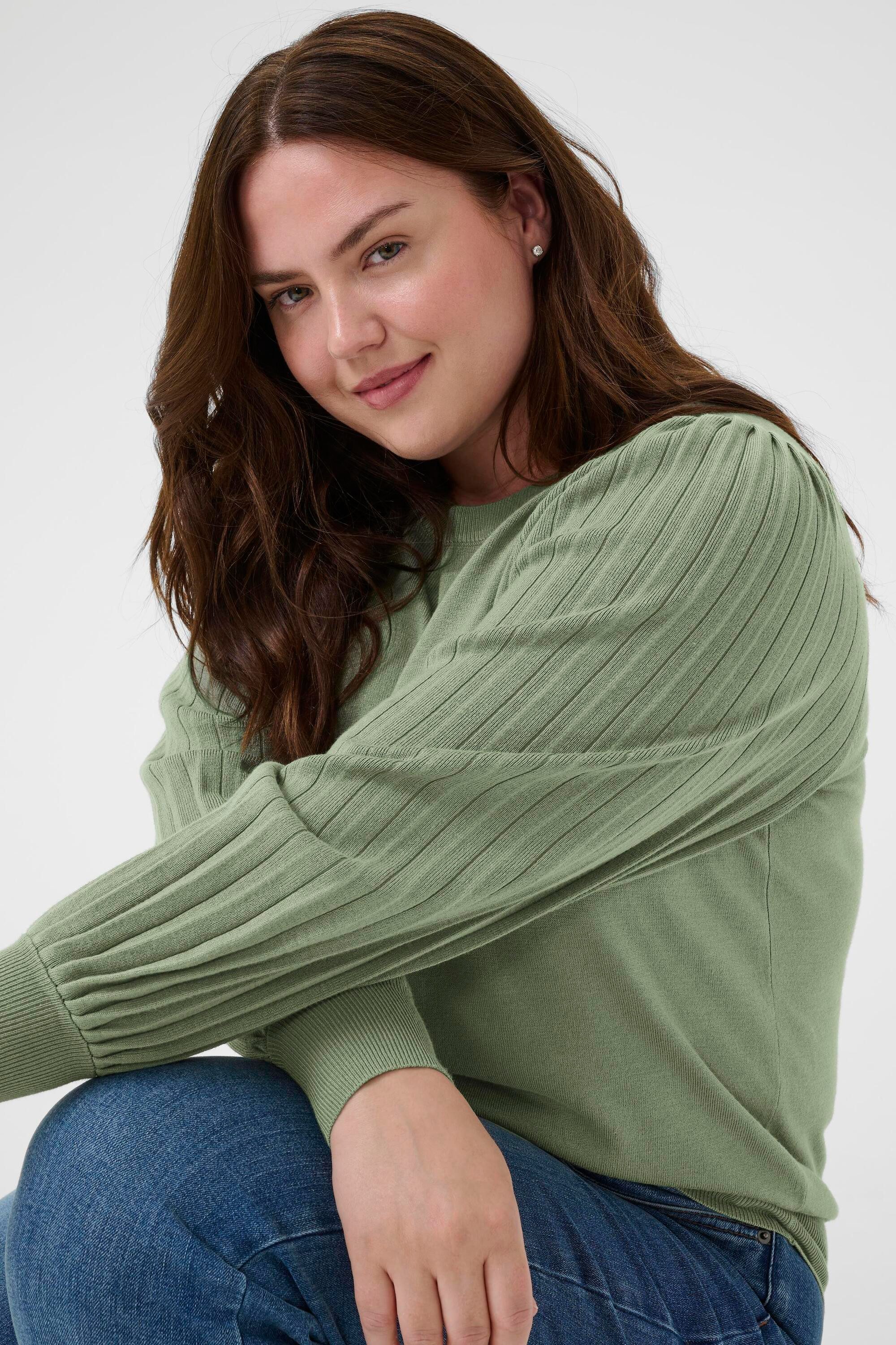 KAFFE Curve Strickpullover Strickpullover KCloni Große Größen