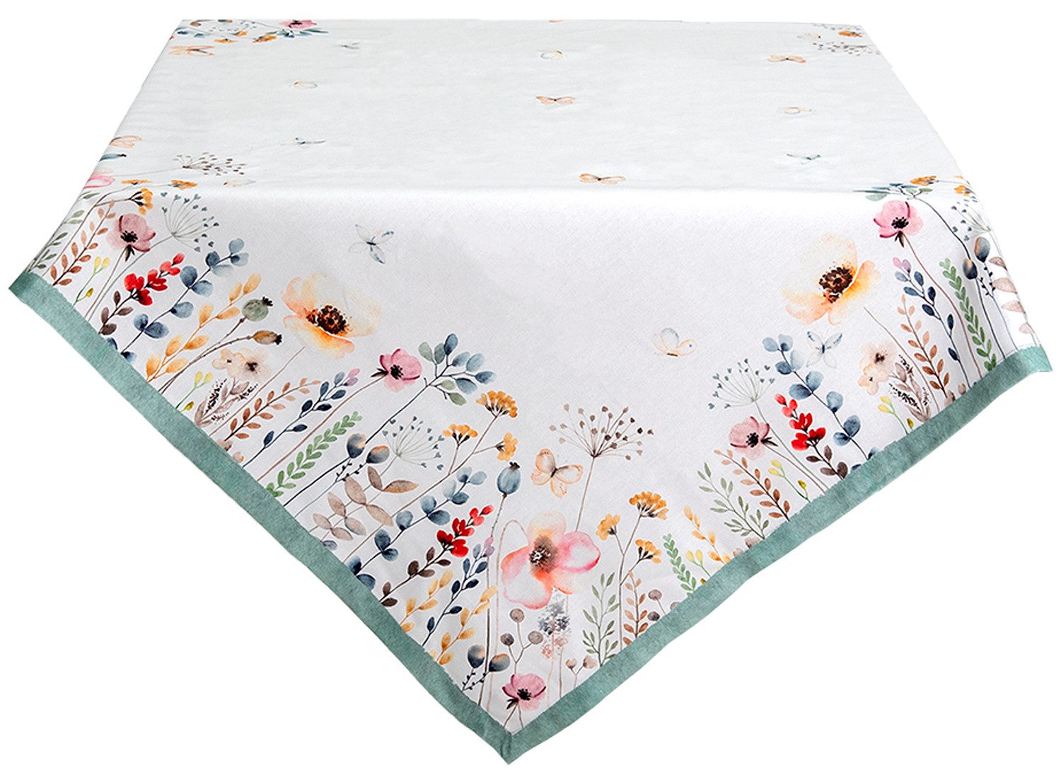 Clayre & Eef Tischdecke Flowerbomb (1-tlg, günstig online kaufen