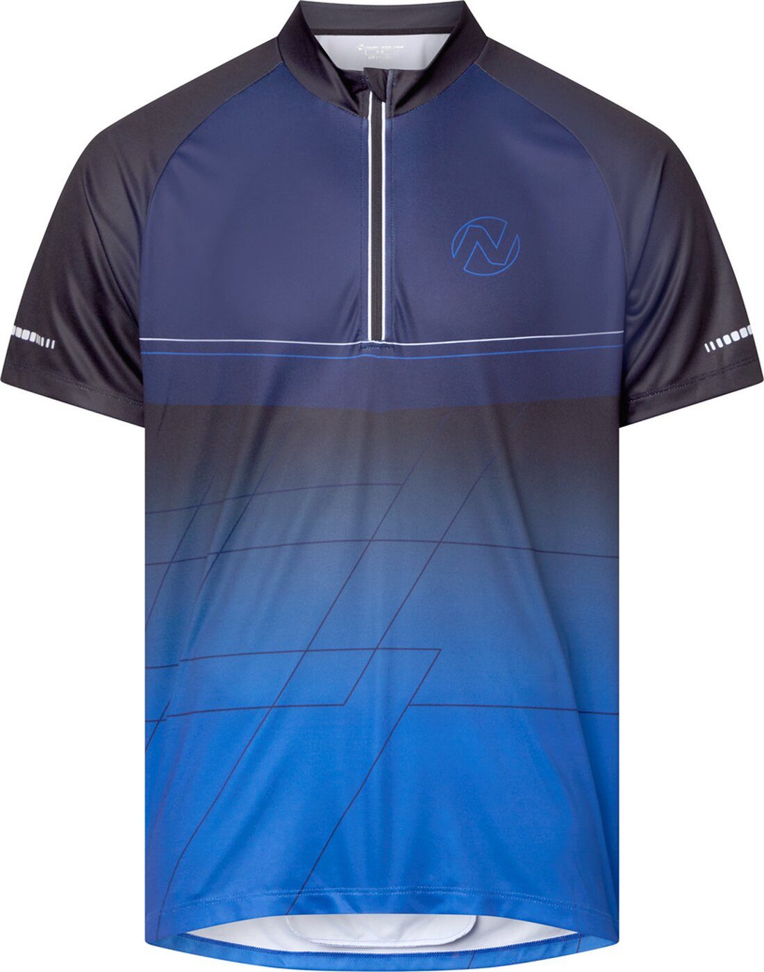 NAKAMURA Radtrikot He.-Fahrrad-Trikot Fedor II M BLUE DARK/NAVY DARK