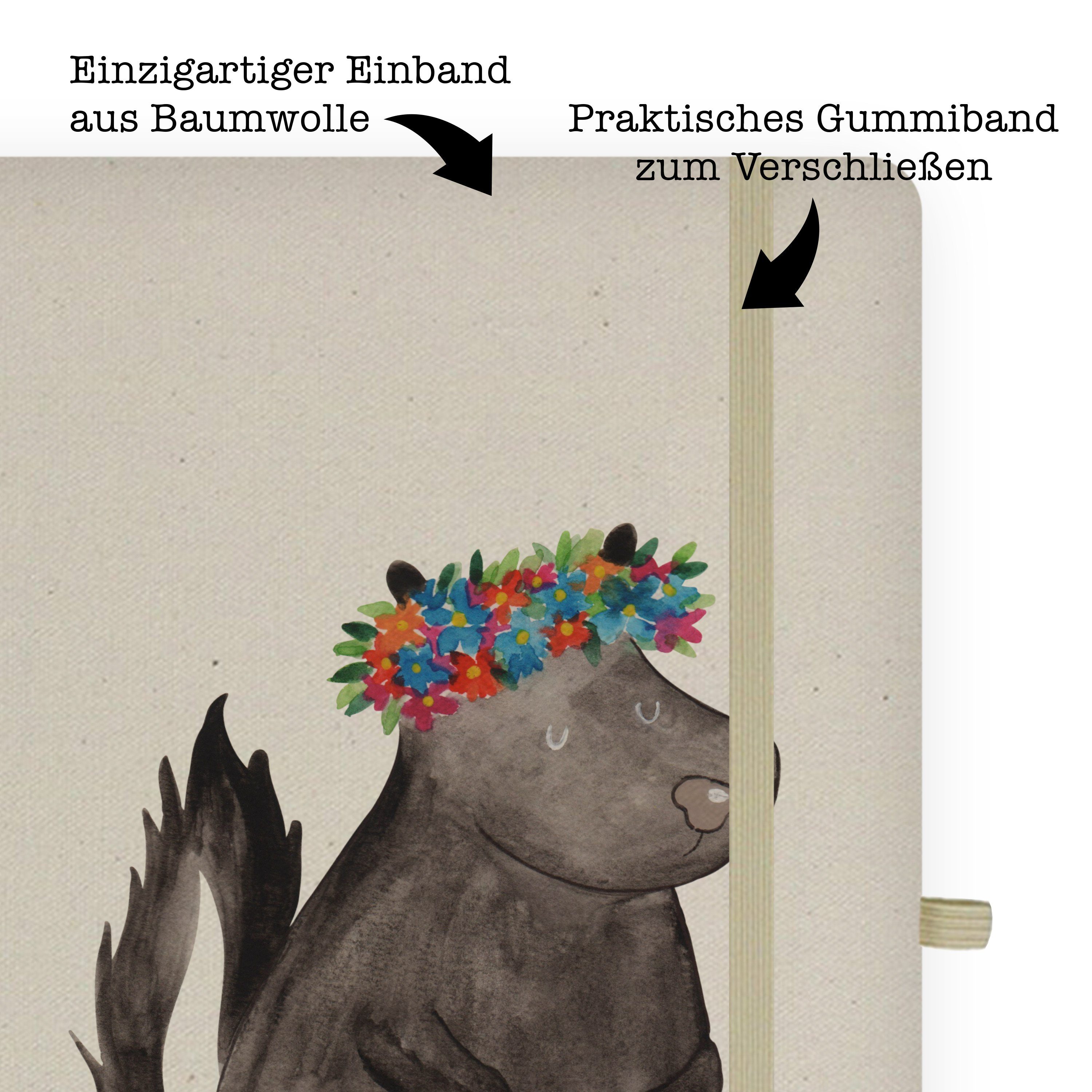 Schre Panda Mrs. Mr. Schreibheft, Panda Blumenmaedchen Stinktier Mrs. Transparent - Notizbuch - Mr. & & Geschenk,