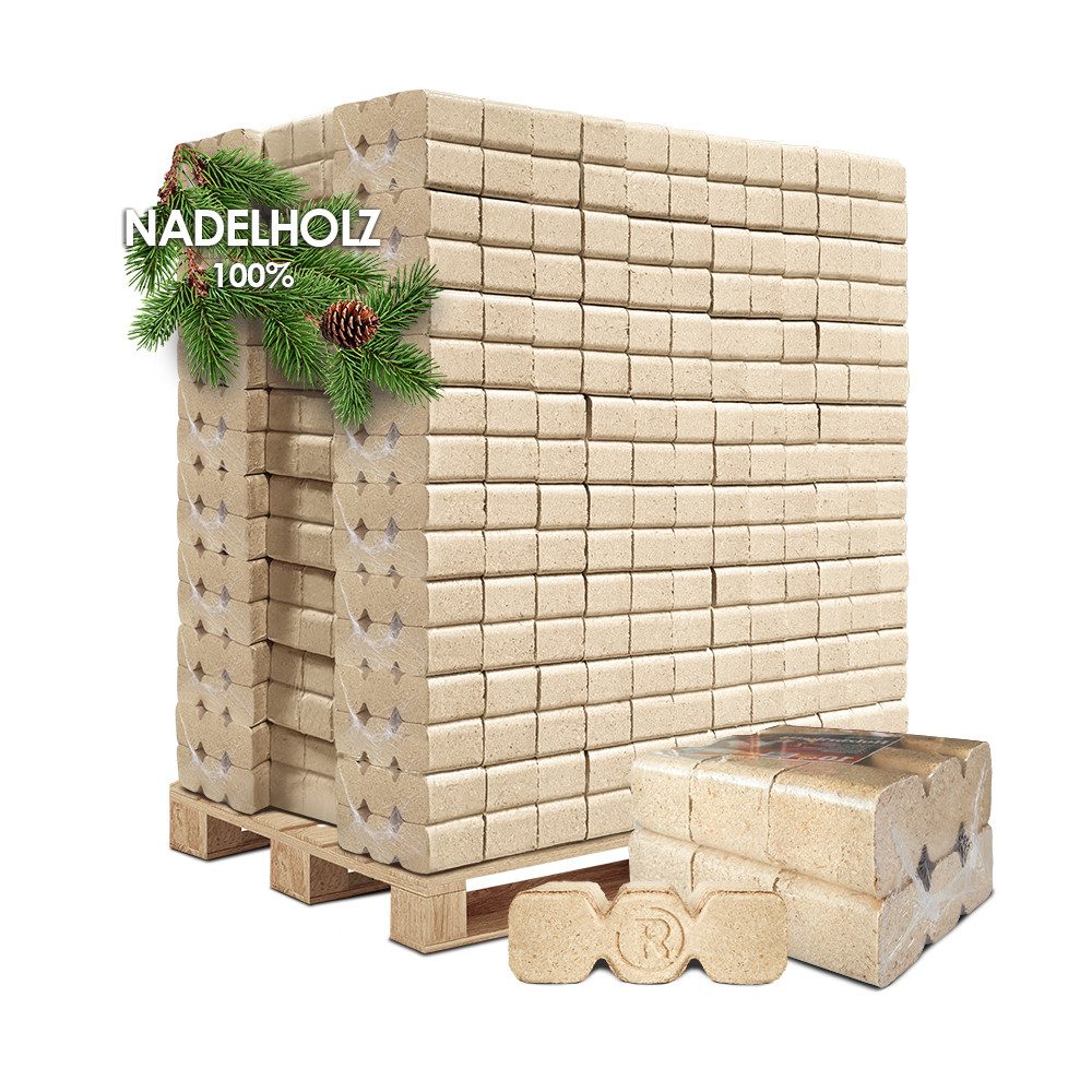 JSM-Brennholz Holzbriketts Uckermark Holzbriketts auf Palette, 960 kg, Regi günstig online kaufen