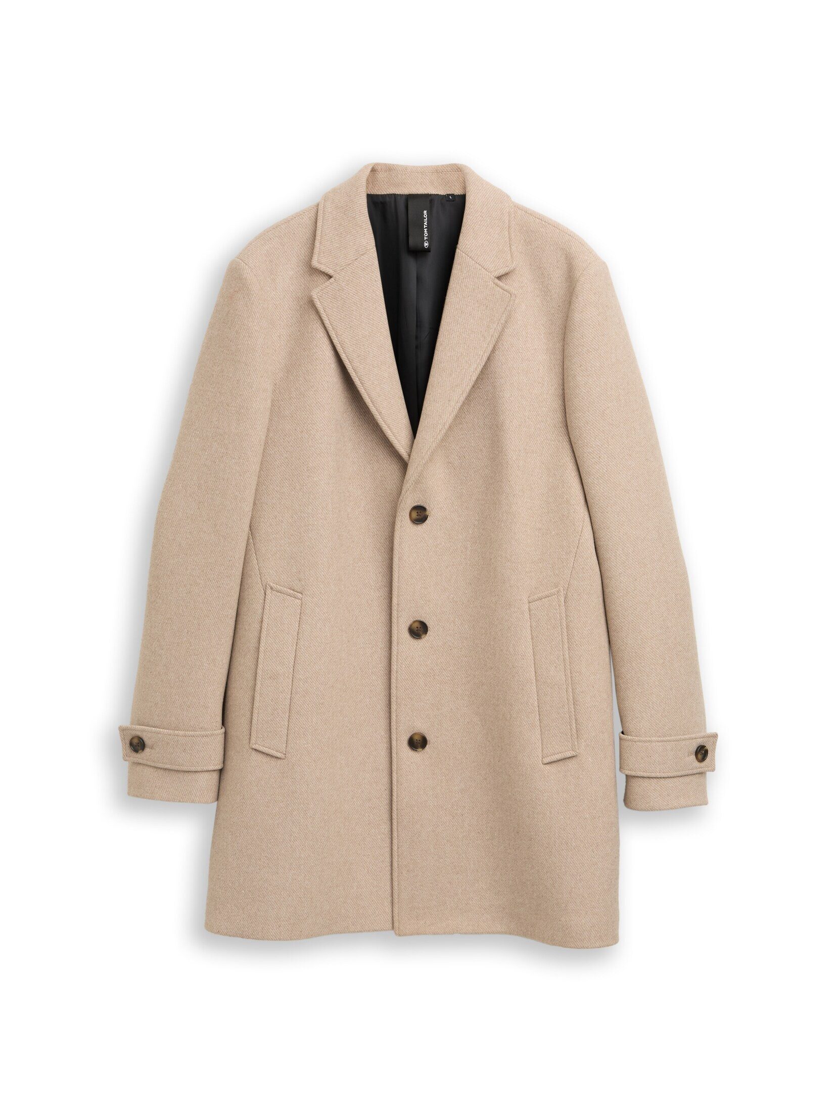 TOM TAILOR Wollmantel Jacken Wollmantel mit Reverskragen
