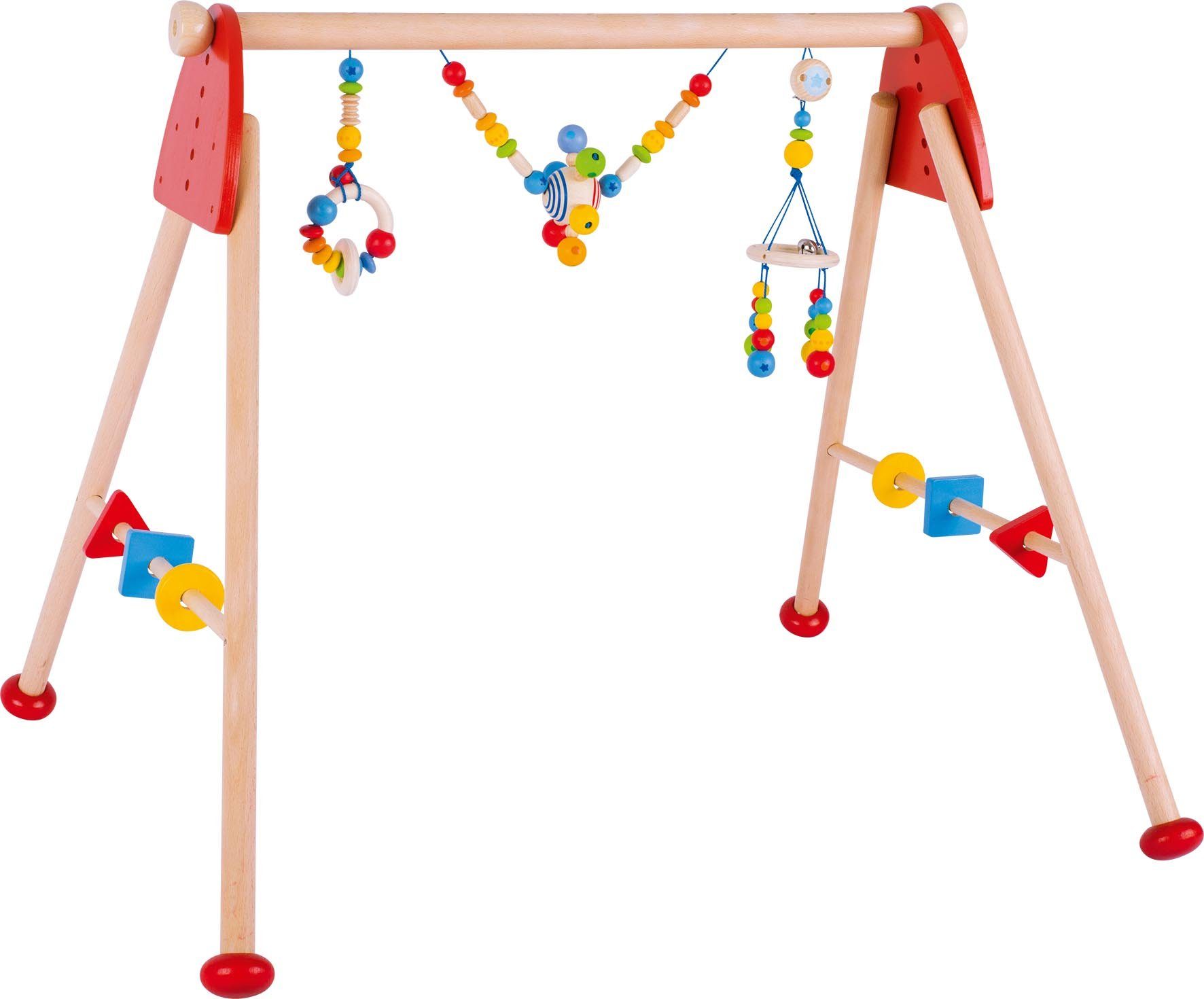 goki Greifspielzeug Baby-Fit Regenbogen, Greif- und Spieltrainer, Made in Germany