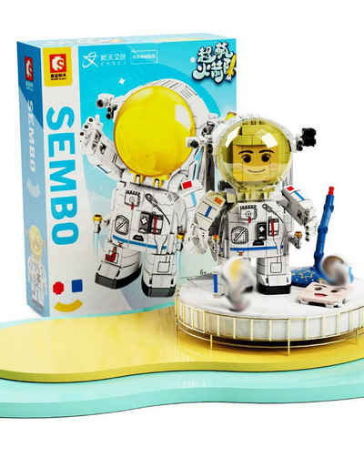 sembo Konstruktions-Spielset Sembo Astronaut 203017 Klemmbaustein Set