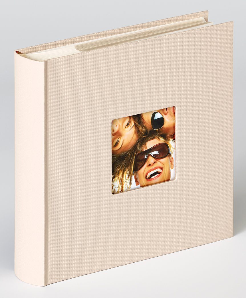 Walther Design Einsteck-Fotoalbum Fun Memo-Einsteckalbum 200 Fotos, Einsteckalbum, quadratischer Bildausschnitt, für 200 Fotos à 10x15 cm