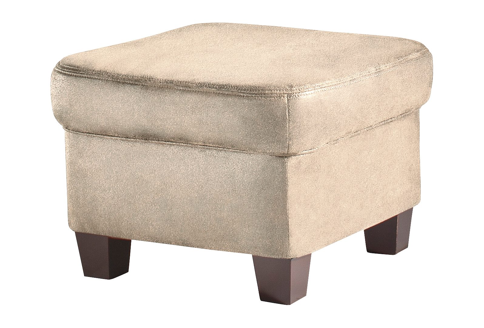 HOME AFFAIRE Hocker BUDAPEST in natur mit MICROFASER-Bezug
