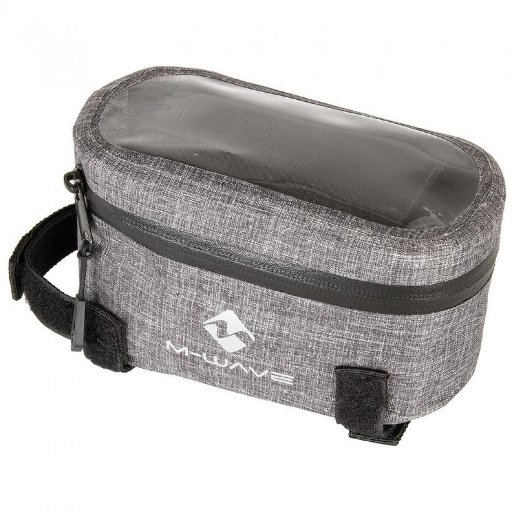 M-Wave Fahrradtasche M-Wave Oberrohrtasche Suburban Top grau 18,5 x 9,5 x 8,5cm