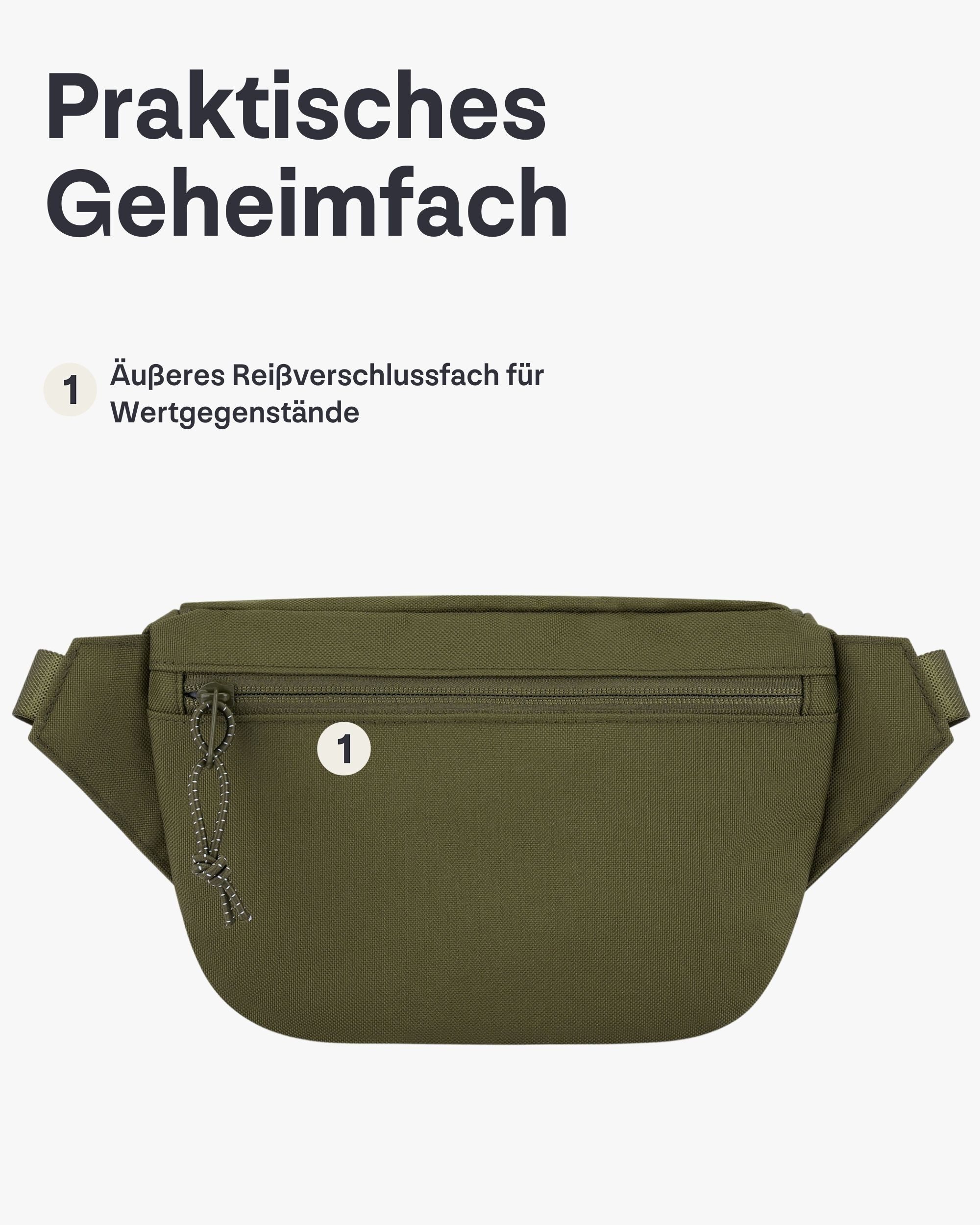 Johnny Urban Gürteltasche Ben Bauchtasche Damen Herren Wasserabweisend (1-tlg), Größenverstellbar, Wasserabweisend