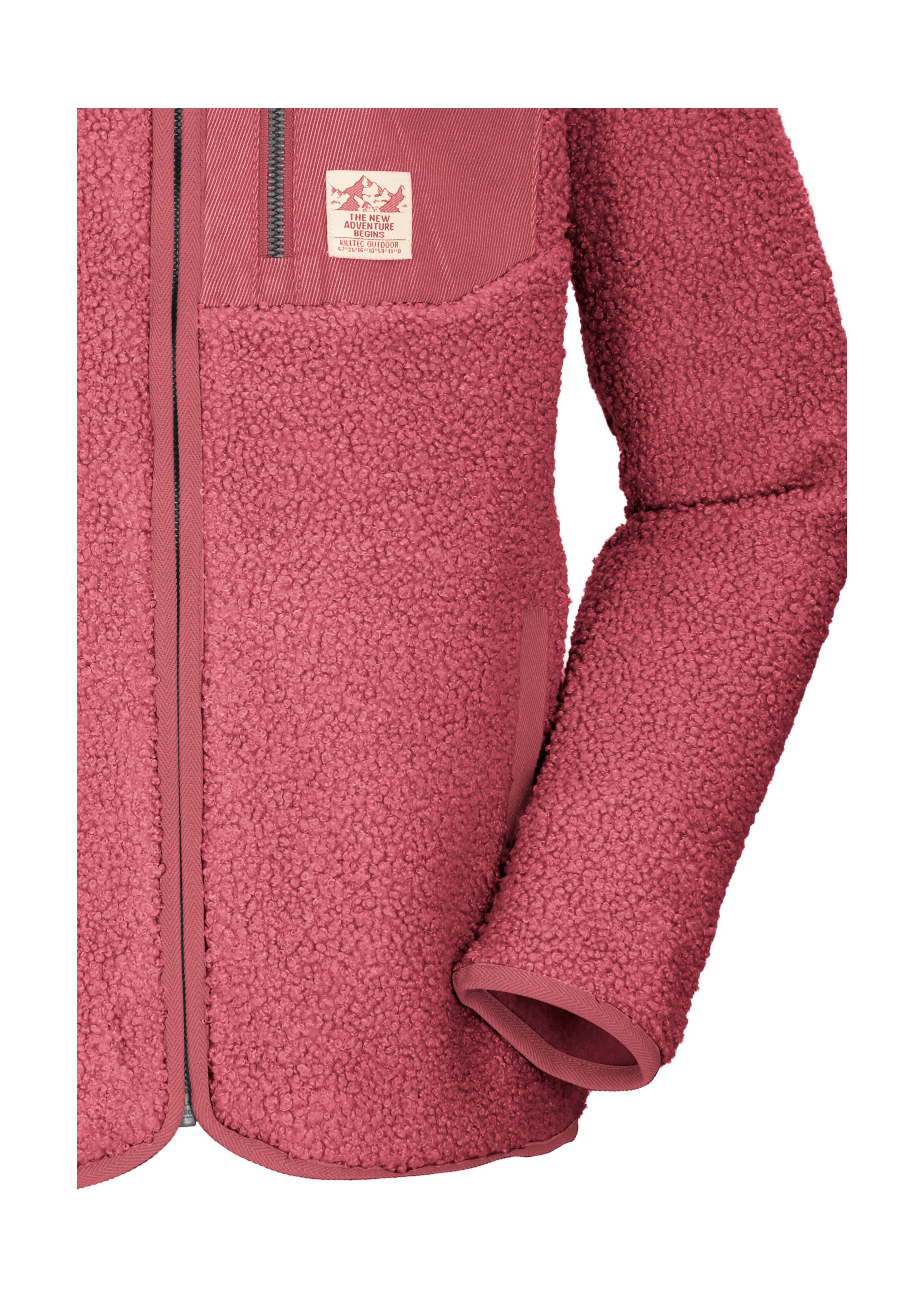 Killtec Fleecejacke KOW 140 GRLS FLC JCKT Weiche Sherpa-Fleecejacke mit Kinnschutz und Stauraum – Bild 4 von 5