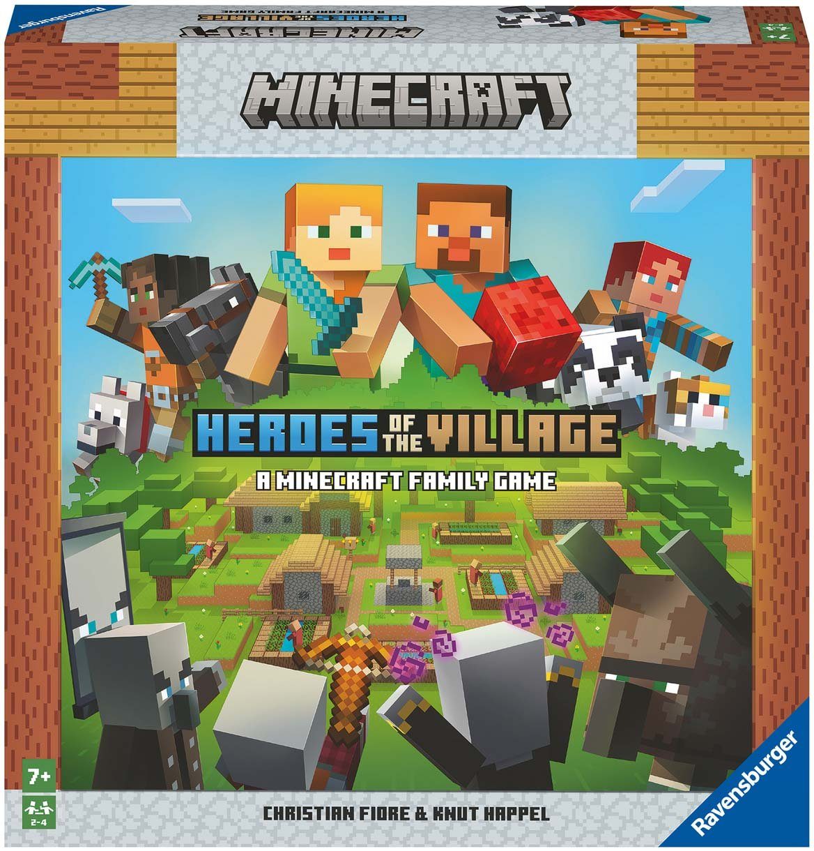 Ravensburger Spiel, Gesellschaftsspiel Minecraft Heroes of the Village, Made in Europe, FSC® - schützt Wald - weltweit