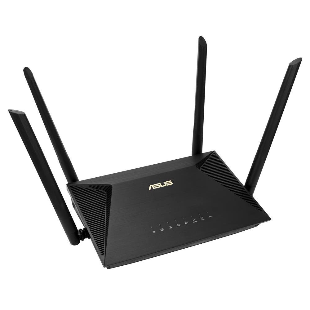Asus RT-AX53U WLAN-Router, AX1800 Dual-Band WiFi 6, MU-MIMO und  OFDMA-Technologie, AiProtection, Kindersicherung
