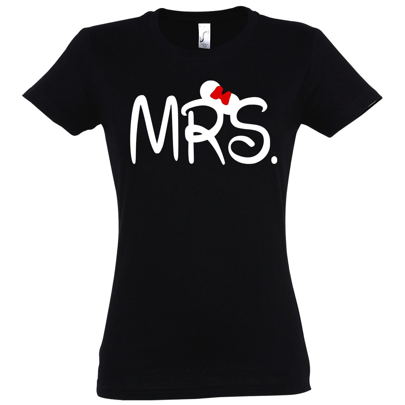 Couples Shop T-Shirt Mr. & Mrs. Mister Misses Partner Look T-Shirt (1-tlg) mit lustigen Print