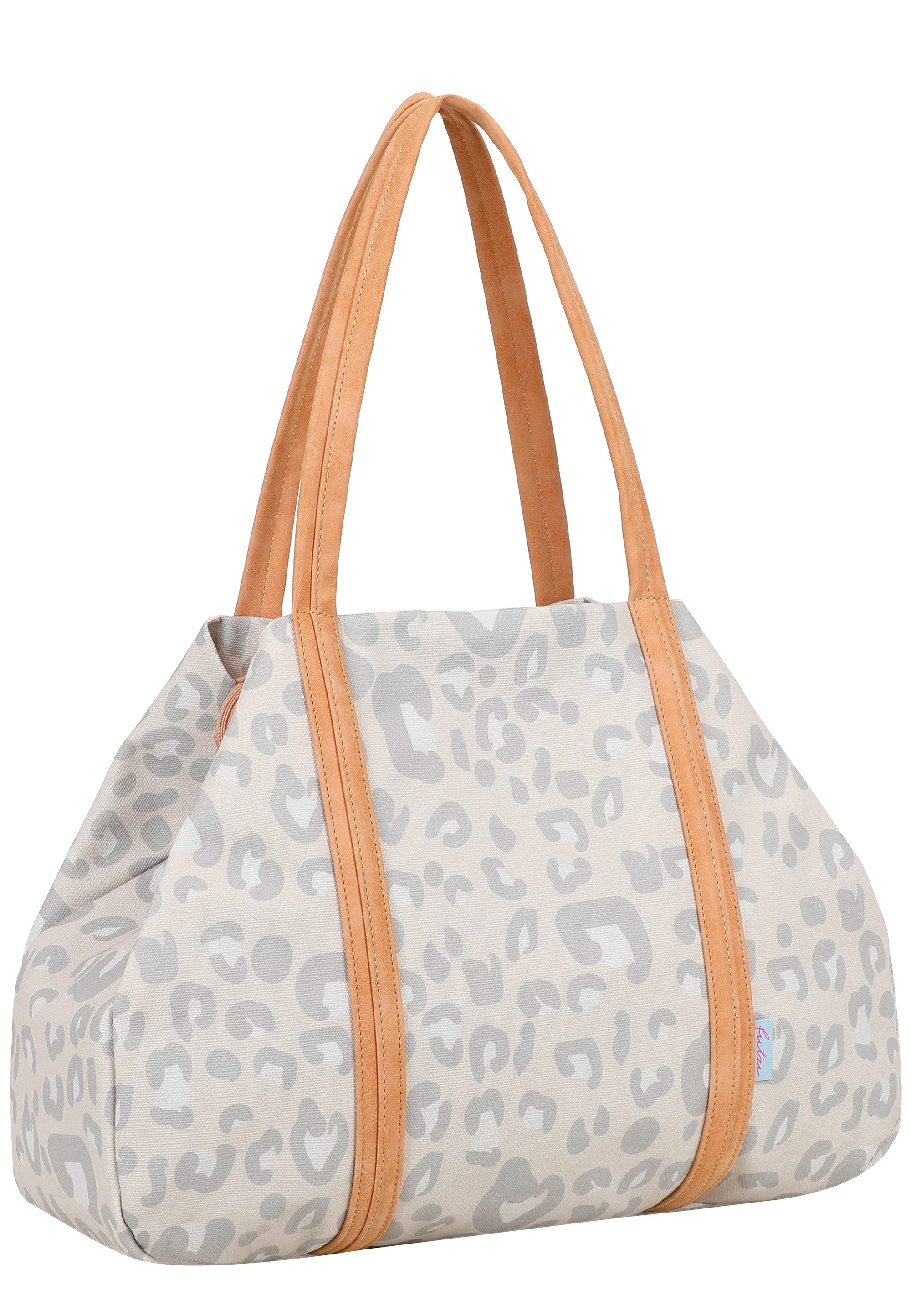 Fritzi aus Preußen Henkeltasche Simply Shopper Leo, mit tollem Leo-Print