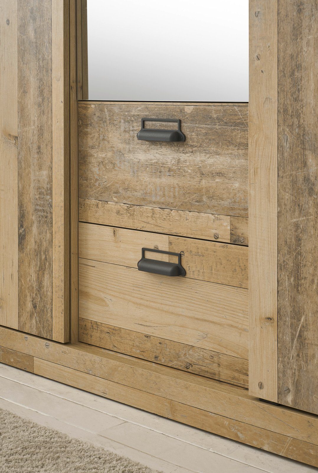 Furn.Design Komplettschlafzimmer Stove, (in Used cm), Wood, mit Liegefläche 140x200 Soft-Close 4-teilig