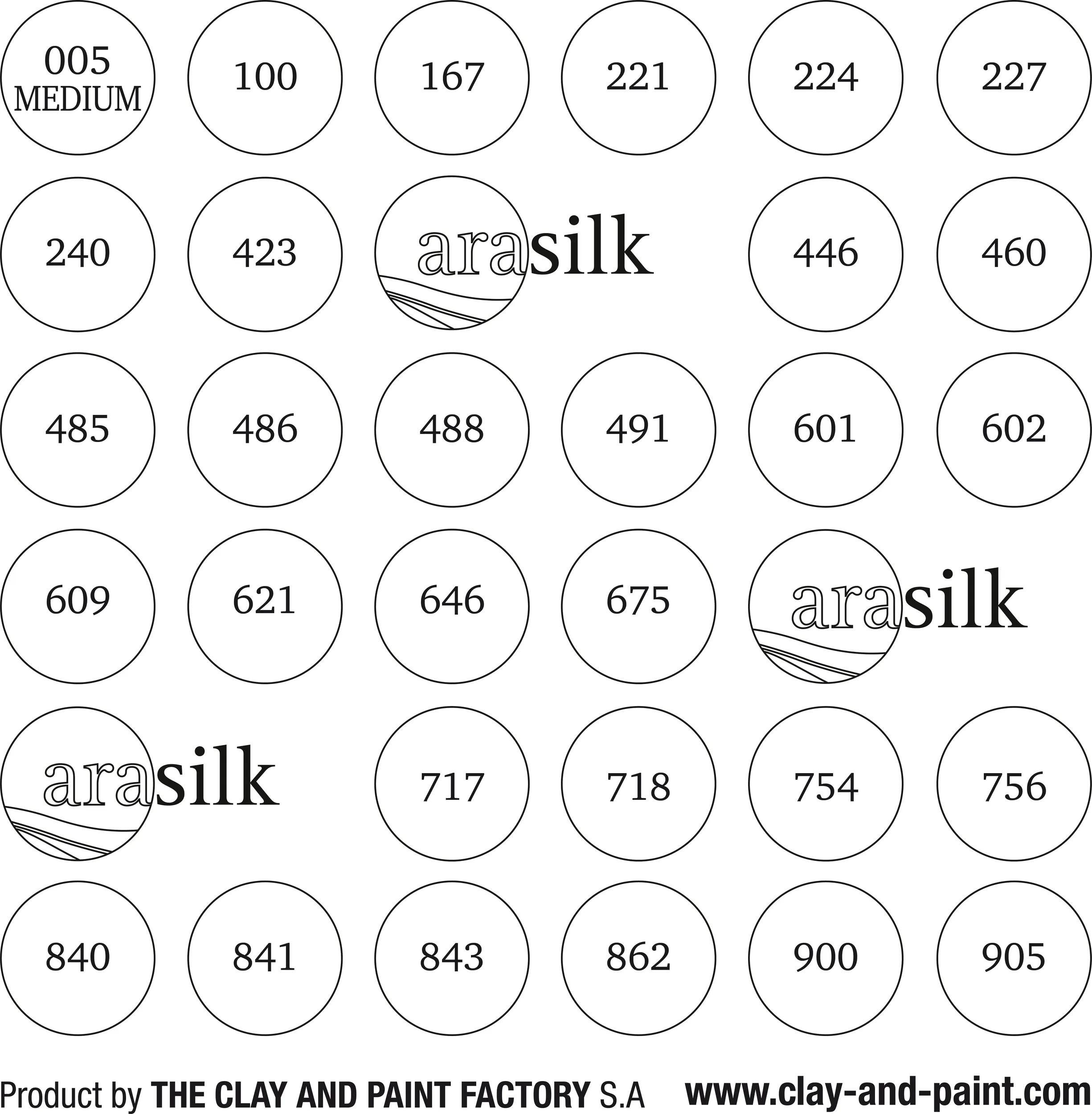 HDupont Seidenschal Vorkonturierte Farbtafel für Farben Arasilk, 55x55cm Weiß DUPNUAHD502C, H DUPONT