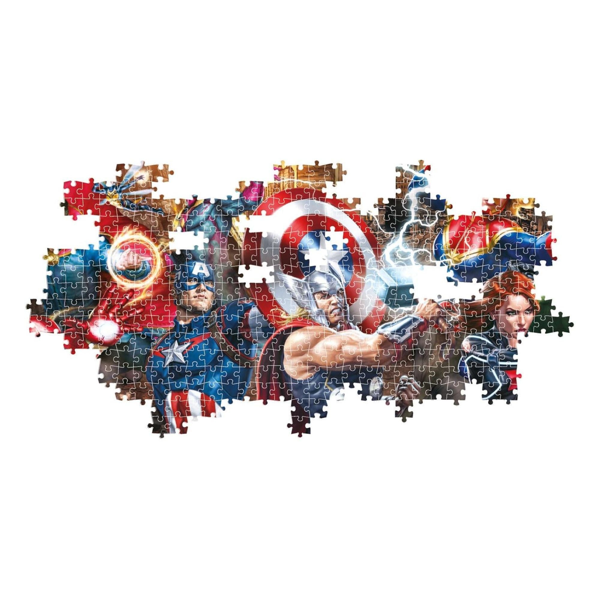 Clementoni® Puzzle Avengers Panorama (1000 Teile) - Marvel, Puzzleteile