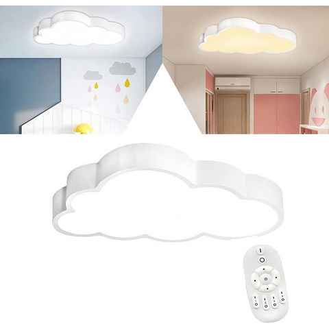 UISEBRT LED Deckenleuchte Wolken Deckenlampe Kinderzimmerlampe 48W