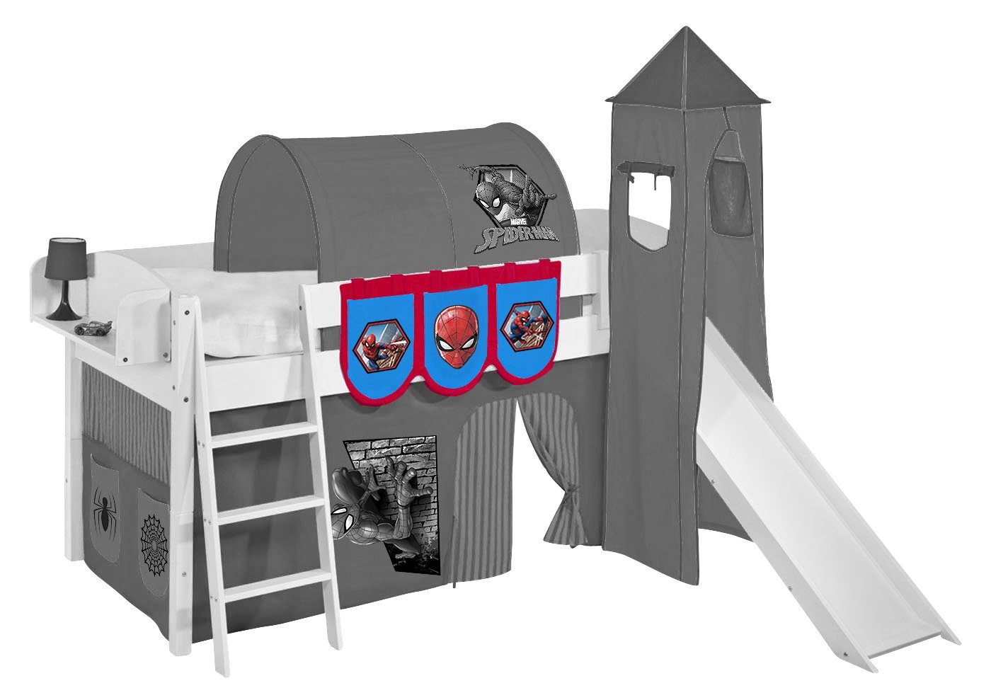 Lilokids Betttasche Hängetaschen Taschen Spiderman Betttaschen für Hochbett und Etagenbett