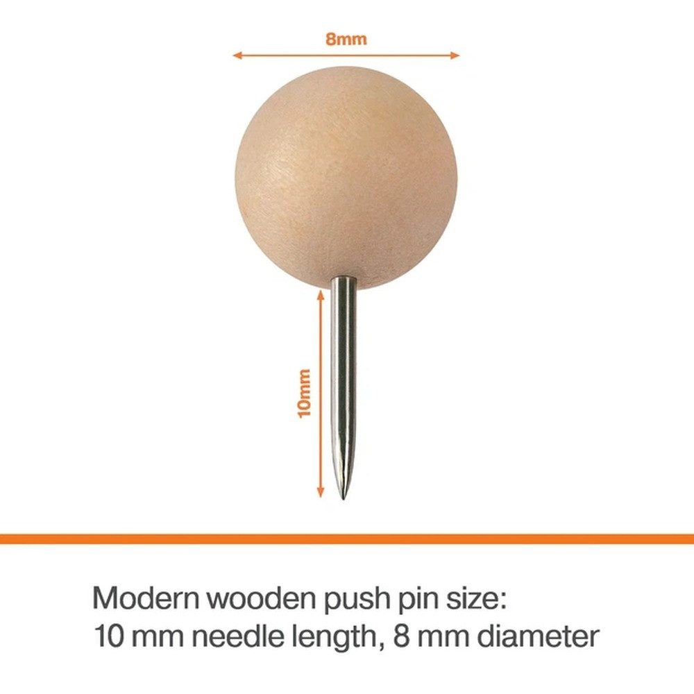 NOBO Pinnnadel nobo Pinnnadeln braun