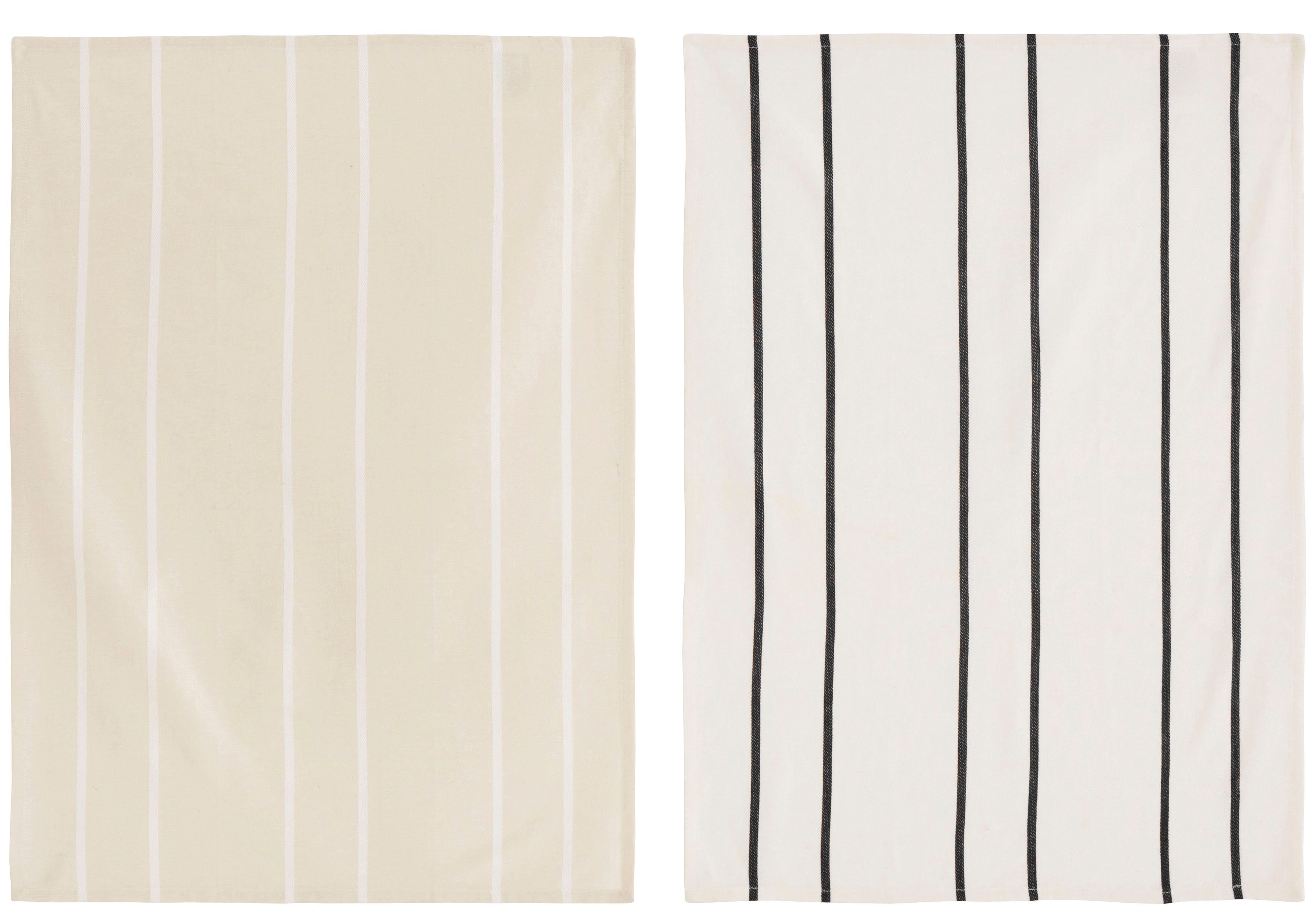 LeGer Home by Lena Gercke Geschirrtuch Anisha, aus 100% Baumwolle, (Set, 10 günstig online kaufen