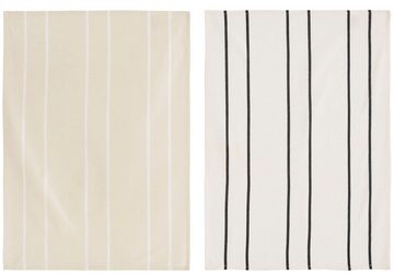 LeGer Home by Lena Gercke Geschirrtuch Anisha, aus 100% Baumwolle, (Set, 10-tlg), in zwei unterschiedlichen Farben, Maße je Tuch ca. 50x70 cm