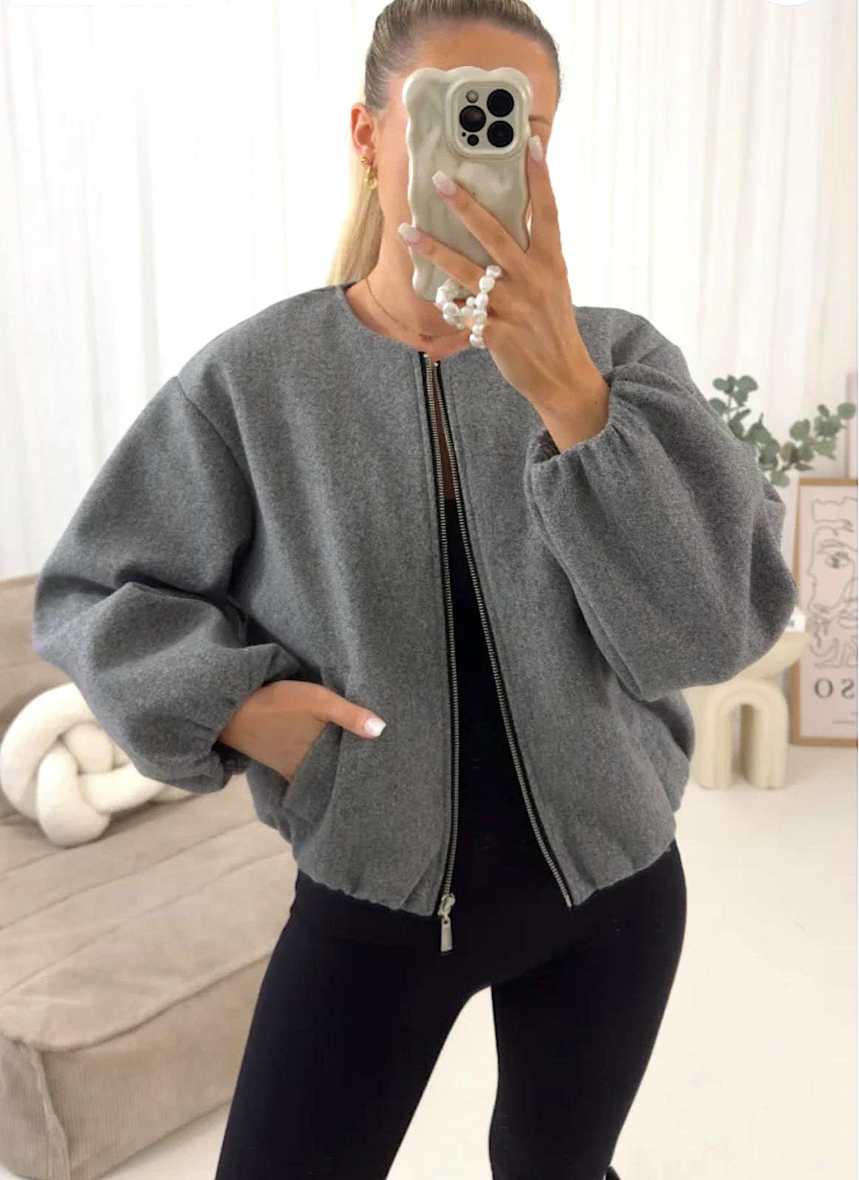 Worldclassca Bomberjacke Worldclassca Bomberjacke mit Zip Trench Jacke Über günstig online kaufen