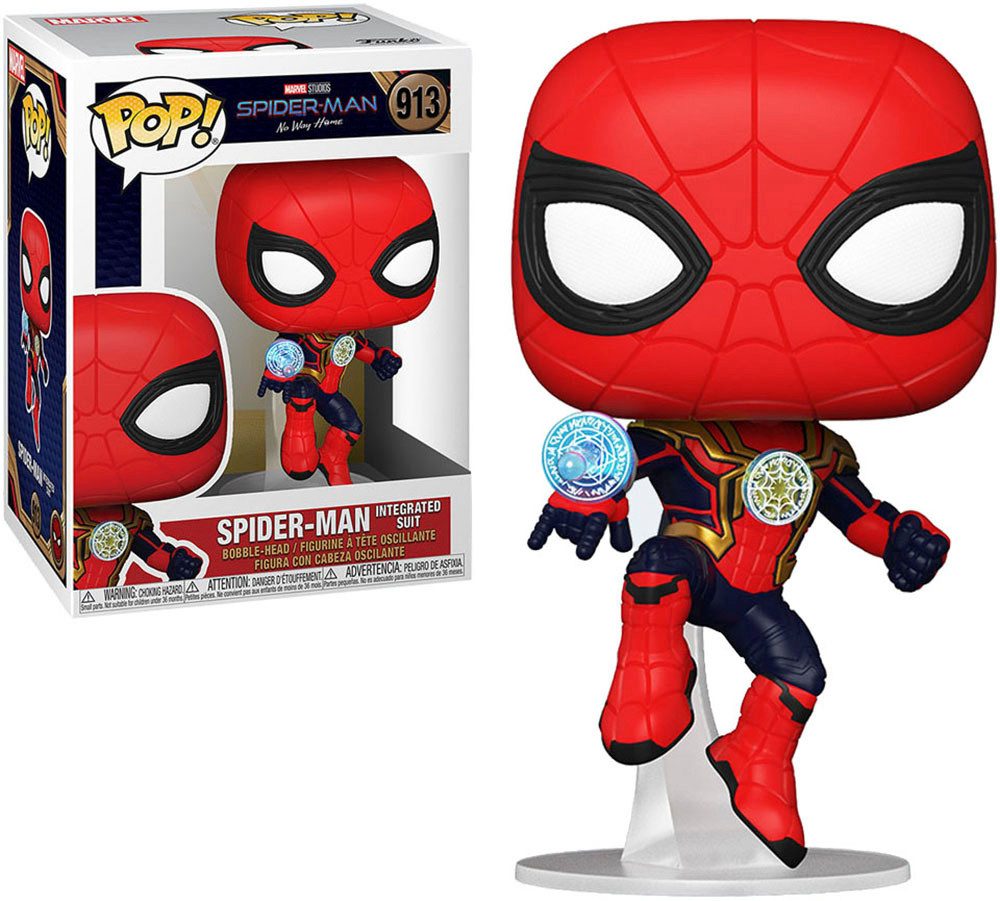 Funko Actionfigur Funko POP Marvel Spider-Man (Integrated Suit)