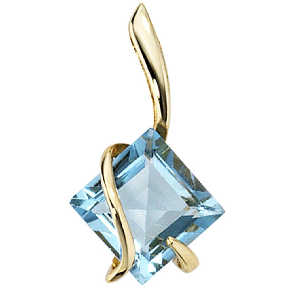 Kettenanhänger Anhänger, Edeltopas & 375 Gelbgold