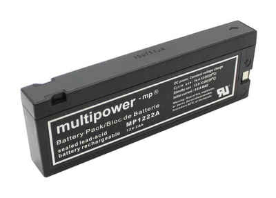 Multipower Multipower MP1222A 12V 2,2Ah ersetzt LC-SA122R3BG Bleiakku AGM Blei G Akku