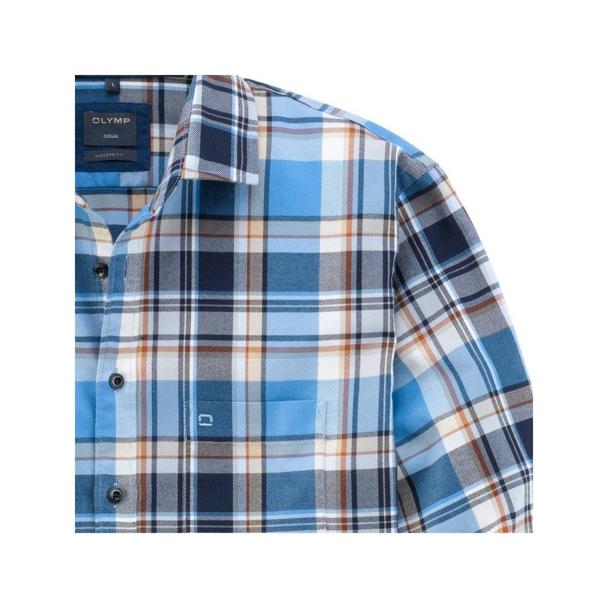 Angabe) marineblau Unterhemd Angabe, (keine 1-St., OLYMP keine
