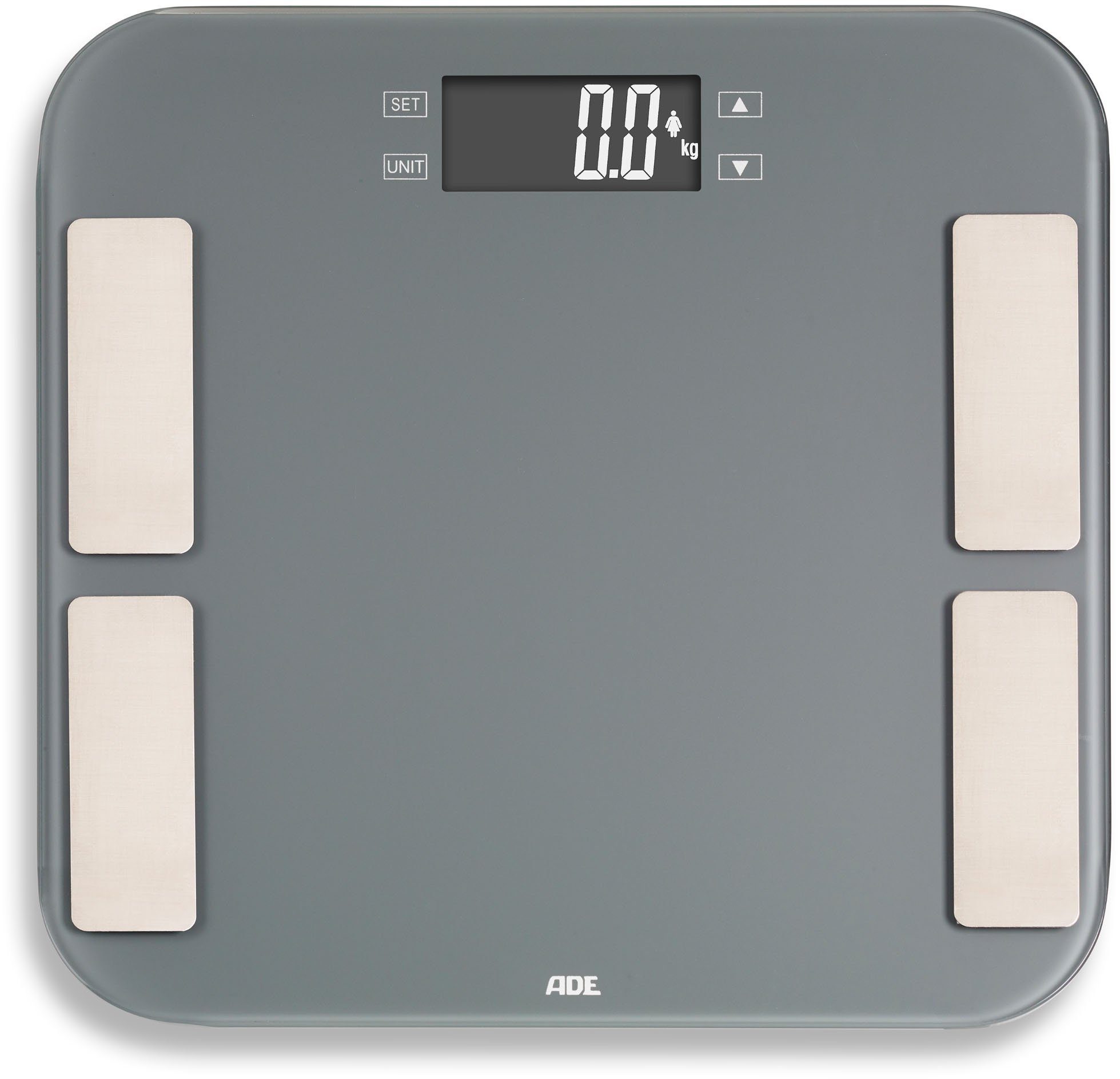 ADE Körper-Analyse-Waage »BA1807 Malou«, digitale Personenwaage zur Analyse  von Körperfett, Körperwasser und Muskelmasse sowie BMI und BMR online  kaufen | OTTO