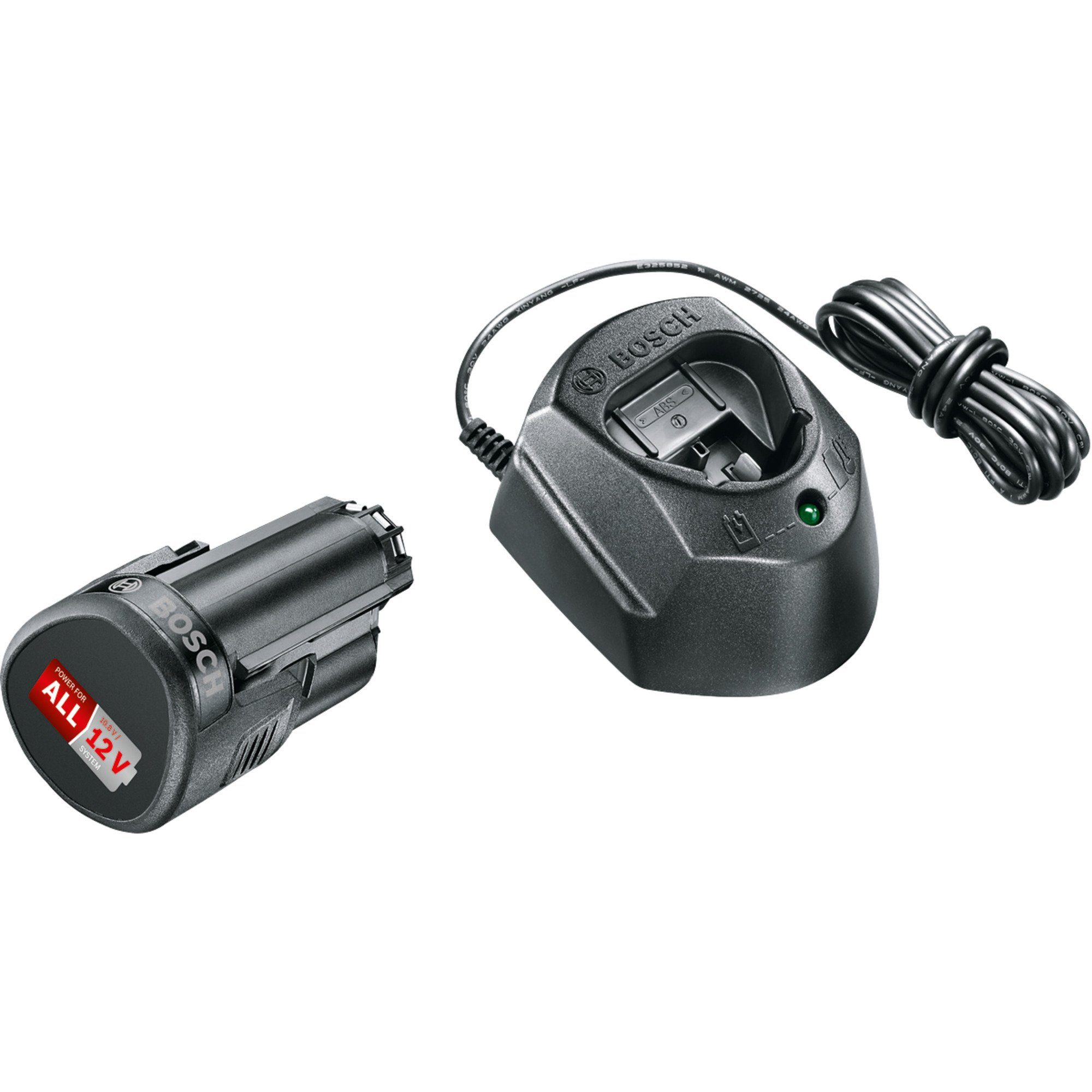 Bosch Professional Bosch Heimwerken & Garten Starter-Set 12V (1,5Ah + Werkzeug-Akku-Ladetechnik (Akku + Ladegerät)