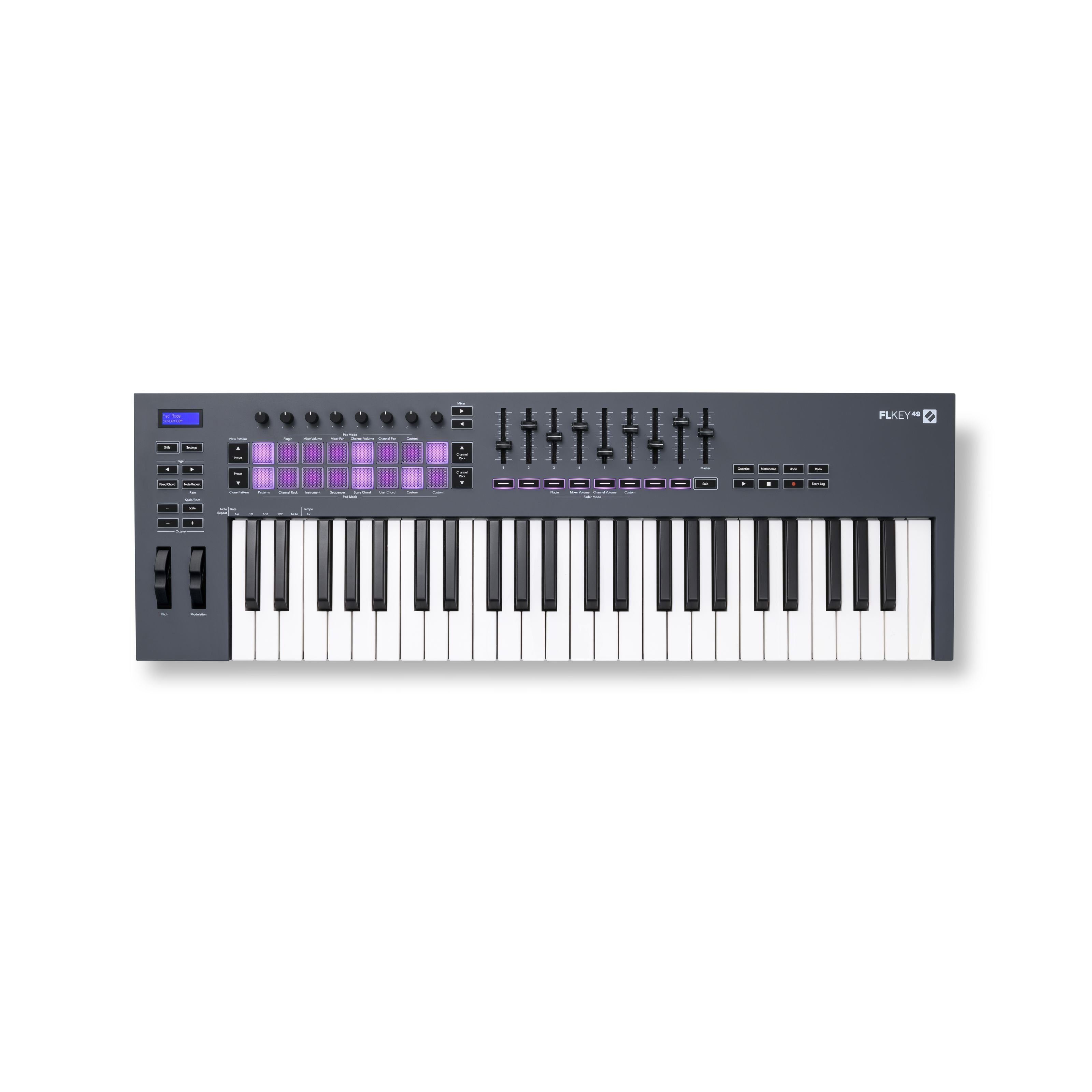 Novation Masterkeyboard (Masterkeyboards, MIDI-Keyboard 49), FLkey 49 - Midi Keyboard