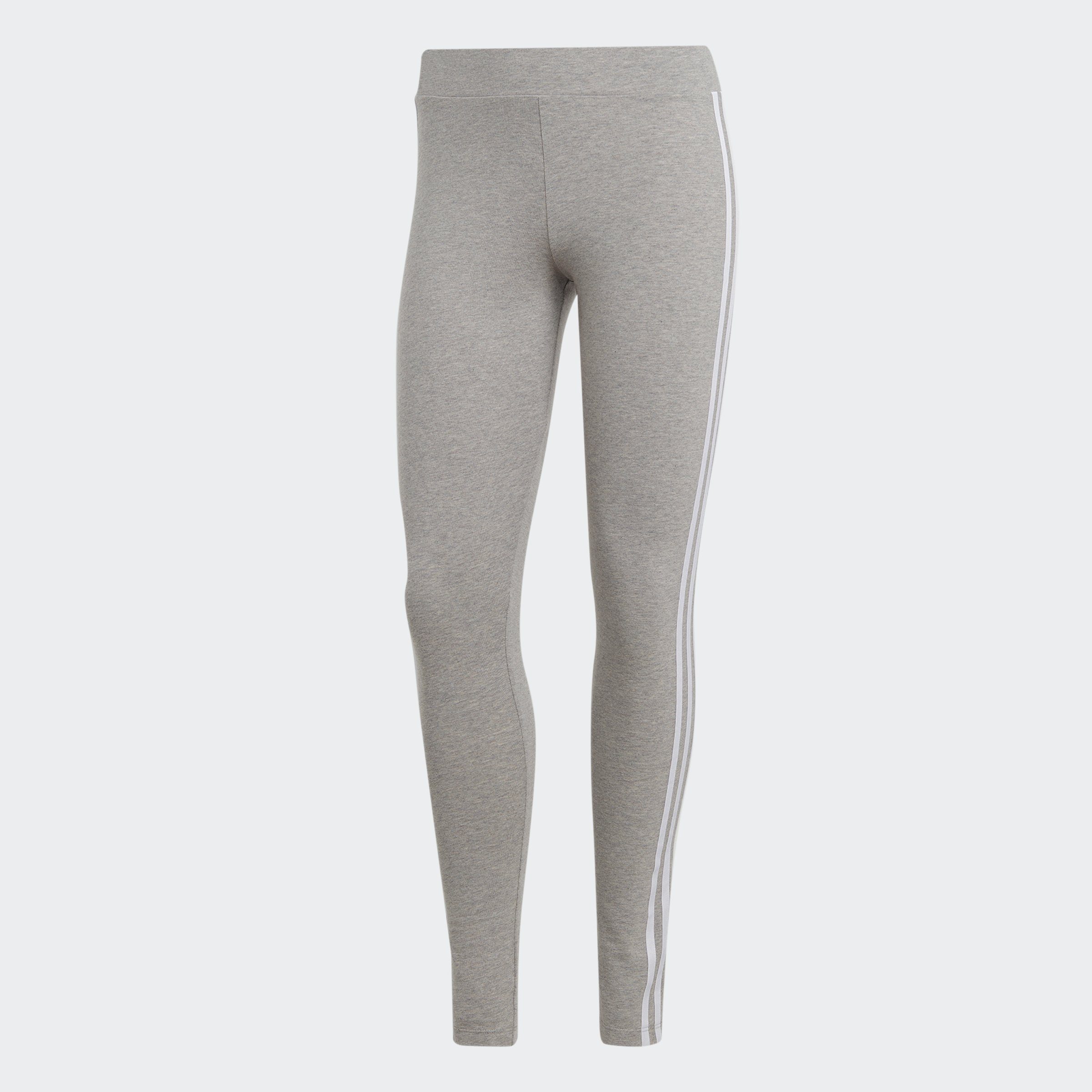 Medium Heather (1-tlg) CLASSICS ADICOLOR 3-STREIFEN Originals Leggings Grey adidas