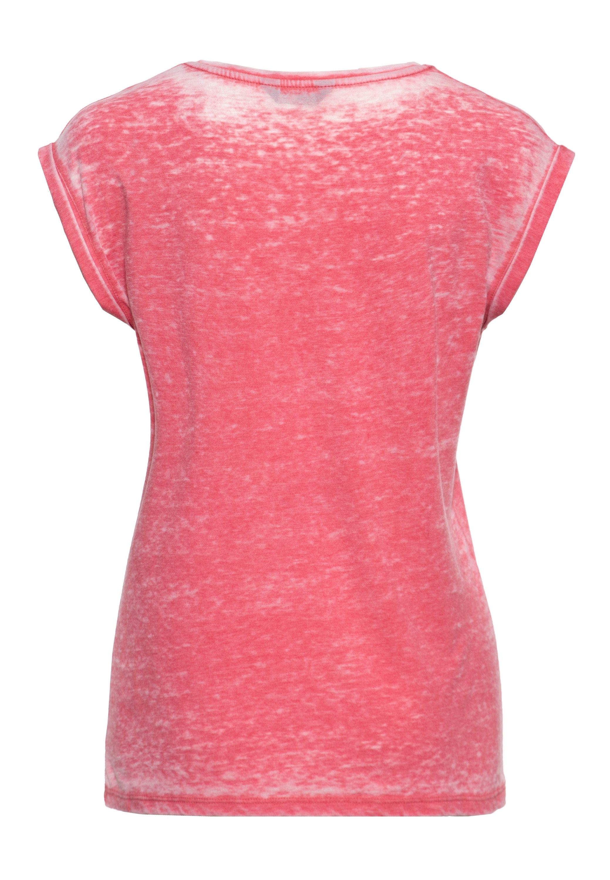 QueenKerosin Print-Shirt No Time For Romance günstig online kaufen