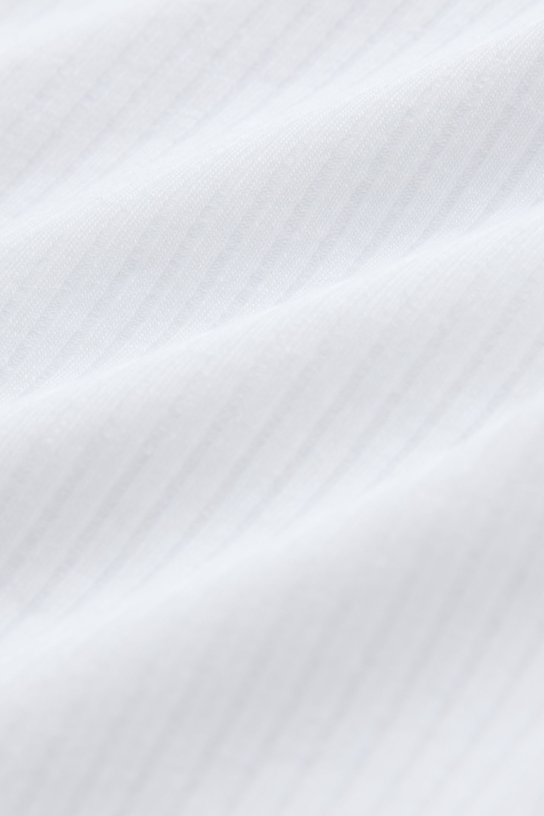 Next T-Shirt Geknöpftes, geripptes Oberteil mit günstig online kaufen