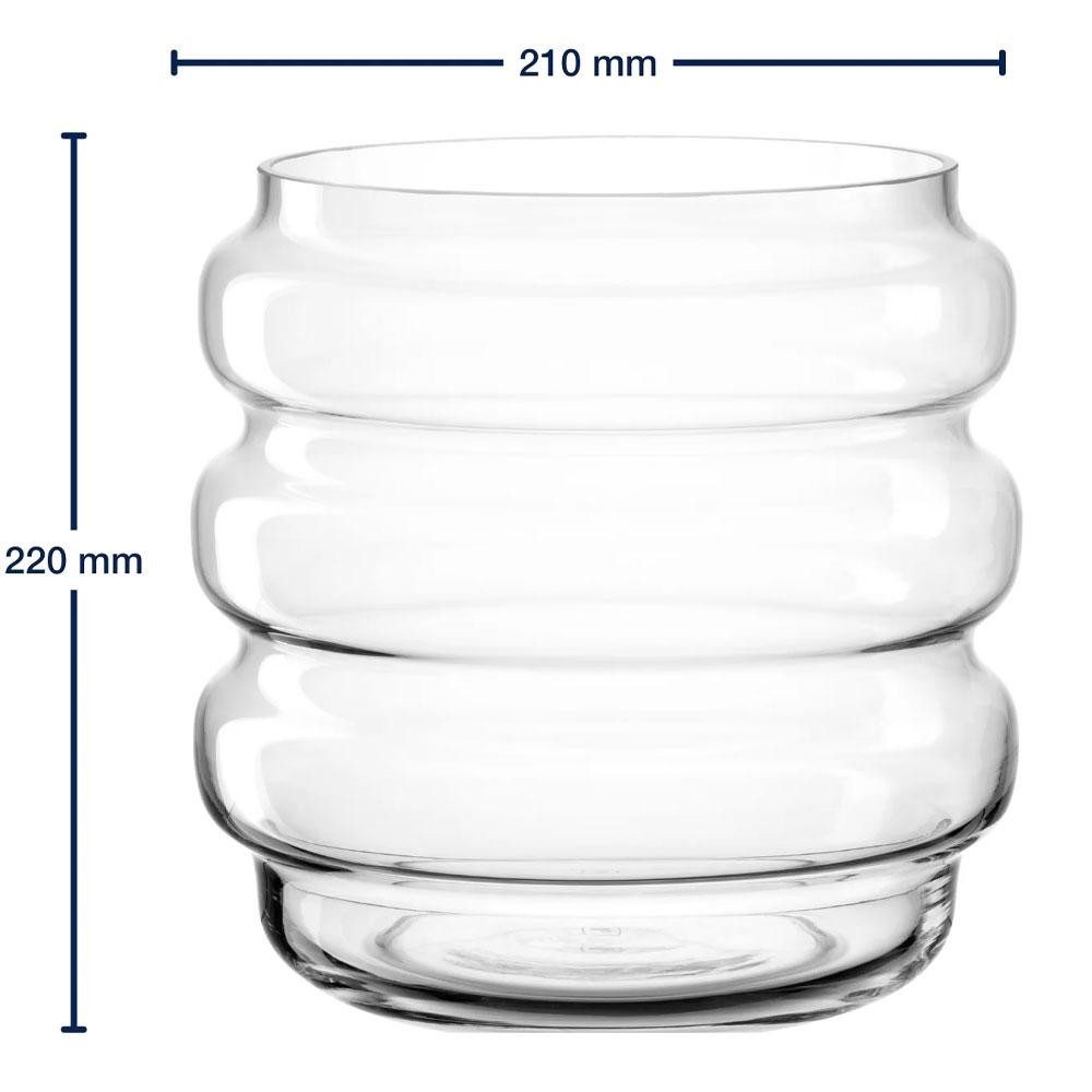 LEONARDO Kerzenhalter Leonardo Windlicht Sole Glas (22cm)