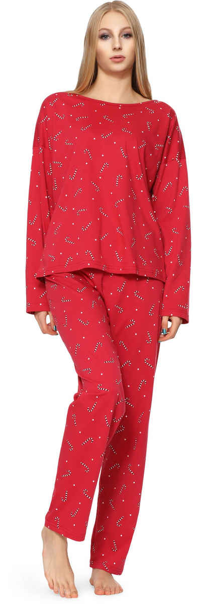 Merry Style Schlafanzug Damen Schlafanzug MSTR1196