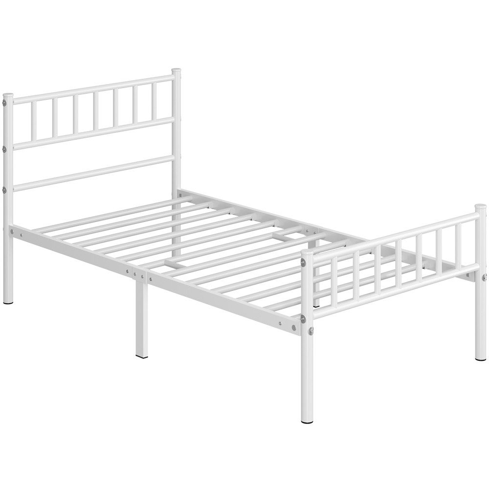 Yaheetech Bettgestell Metallbett, Einzelbettgestell/Doppelbettgestell, in 4 Größen verfügbar
