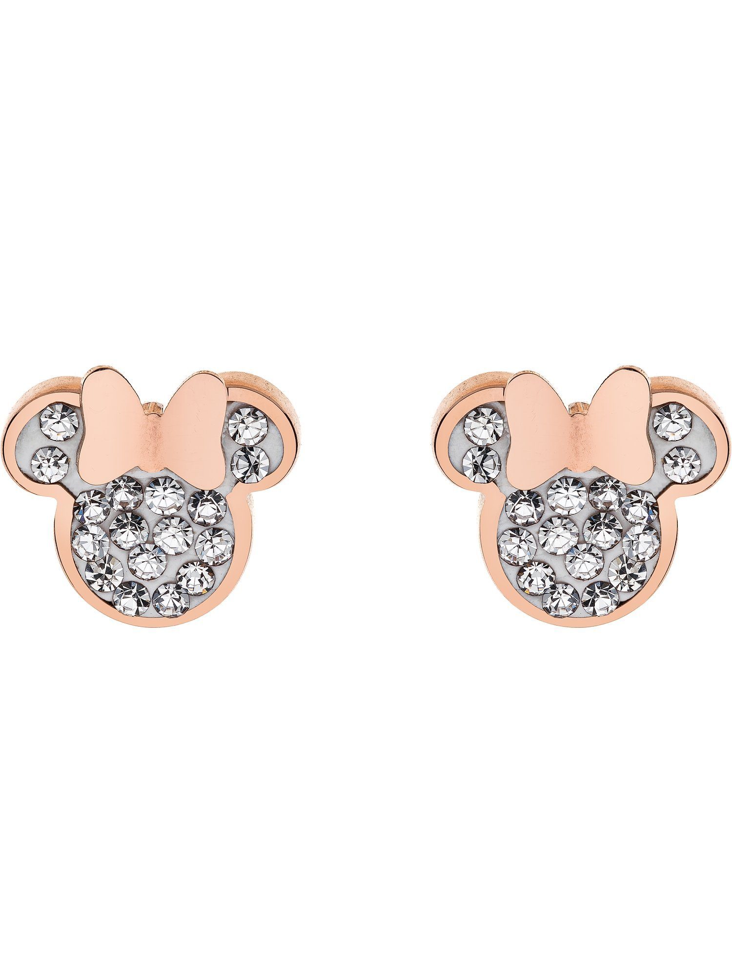 DISNEY Jewelry Paar Ohrstecker Disney Damen-Ohrstecker Edelstahl Zirkonia