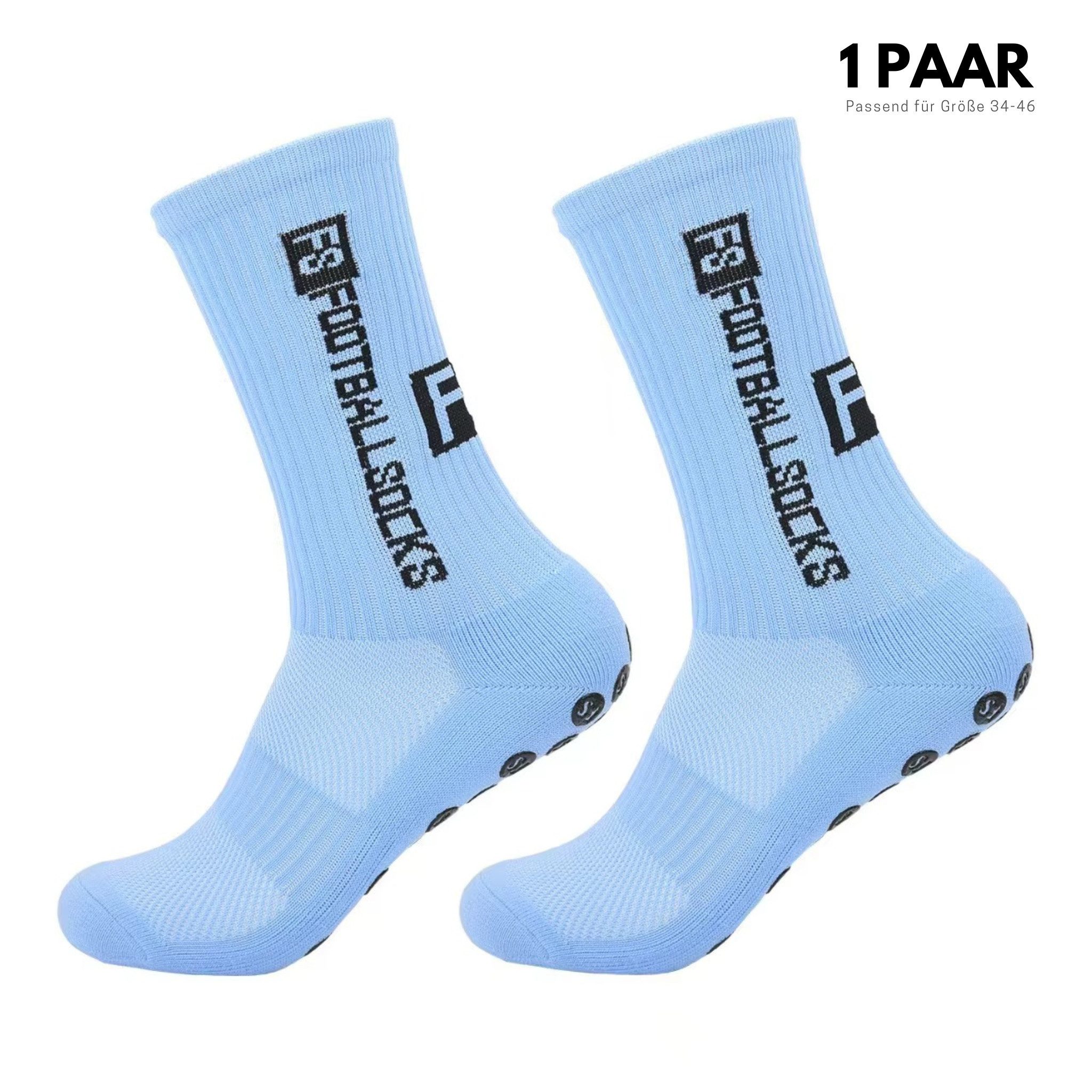 ARMORAX Sportsocken Fußball Socken Unisex – Antirutsch-Noppen, atmungsaktives Mesh (Paar, 1-Paar, Paarweise) Atmungsaktive Socken mit 3D-Form & Anti-Rutsch