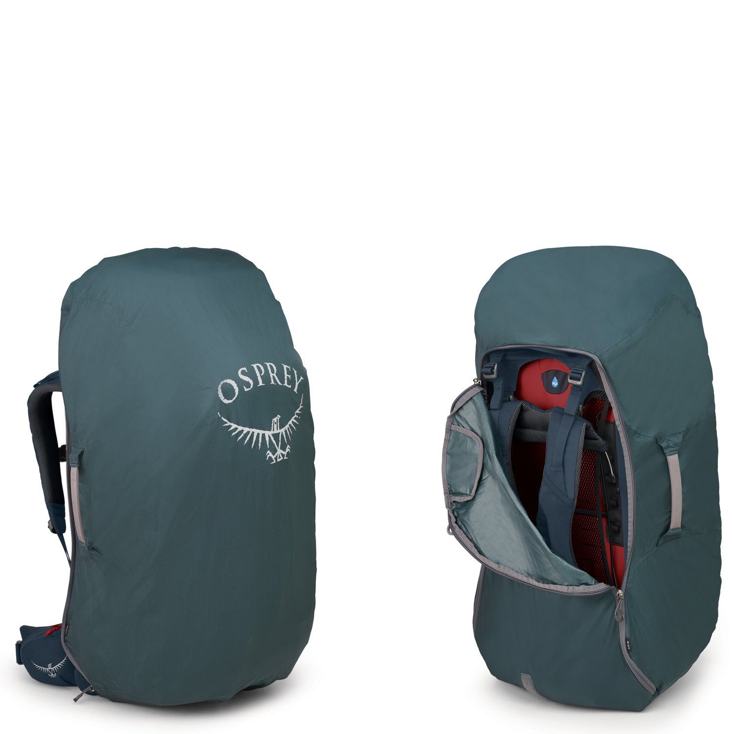 OSPREY Trek Blue Farpoint (Stück, Trekking-Wander 75 Stück), Rucksack Muted Osprey Pack Freizeitrucksack Space Rucksack