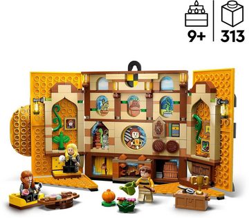 LEGO® Konstruktionsspielsteine Hausbanner Hufflepuff (76412), LEGO® Harry Potter, (313 St)