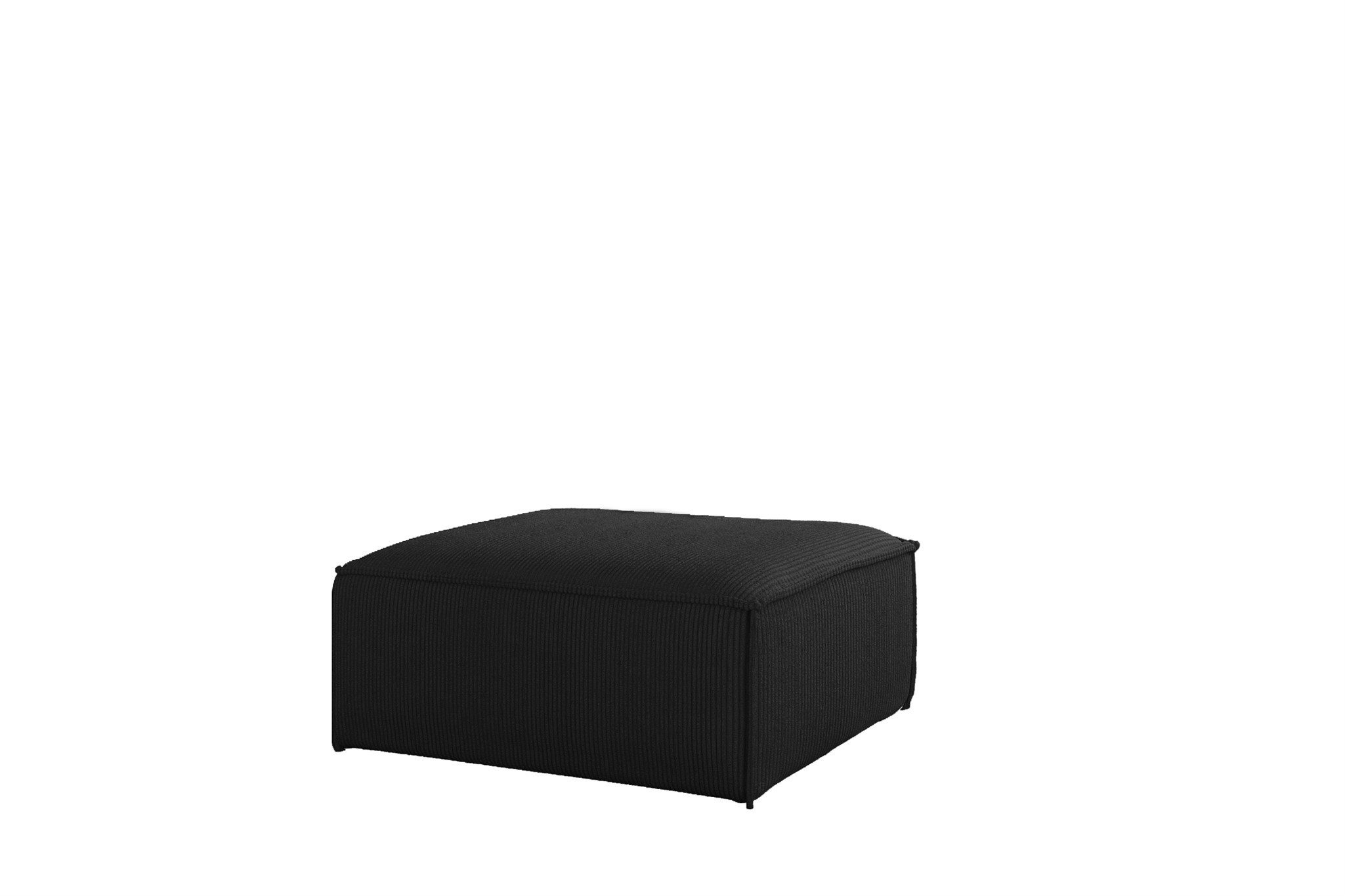 Fun Möbel Polsterhocker Designerhocker CELES PREMIUM in Stoff Scala (85x85x40 cm oder 65x65x40 cm), in 2 Größen