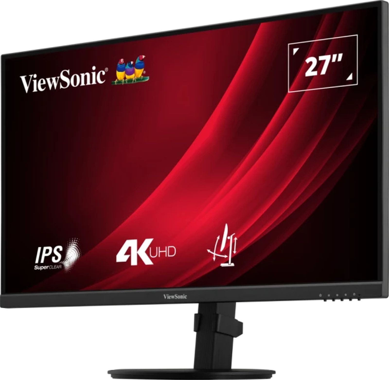 Viewsonic VG2708-4K 27IN 4K LED 3840 X 2 16:9 HDMI DISPLAY PORT ERGONMIC TFT-Monitor (3840 x 2160 px, 4K Ultra HD, 4 ms Reaktionszeit, 60 Hz, IPS, HDR, Pivot, Höhenverstellbar)